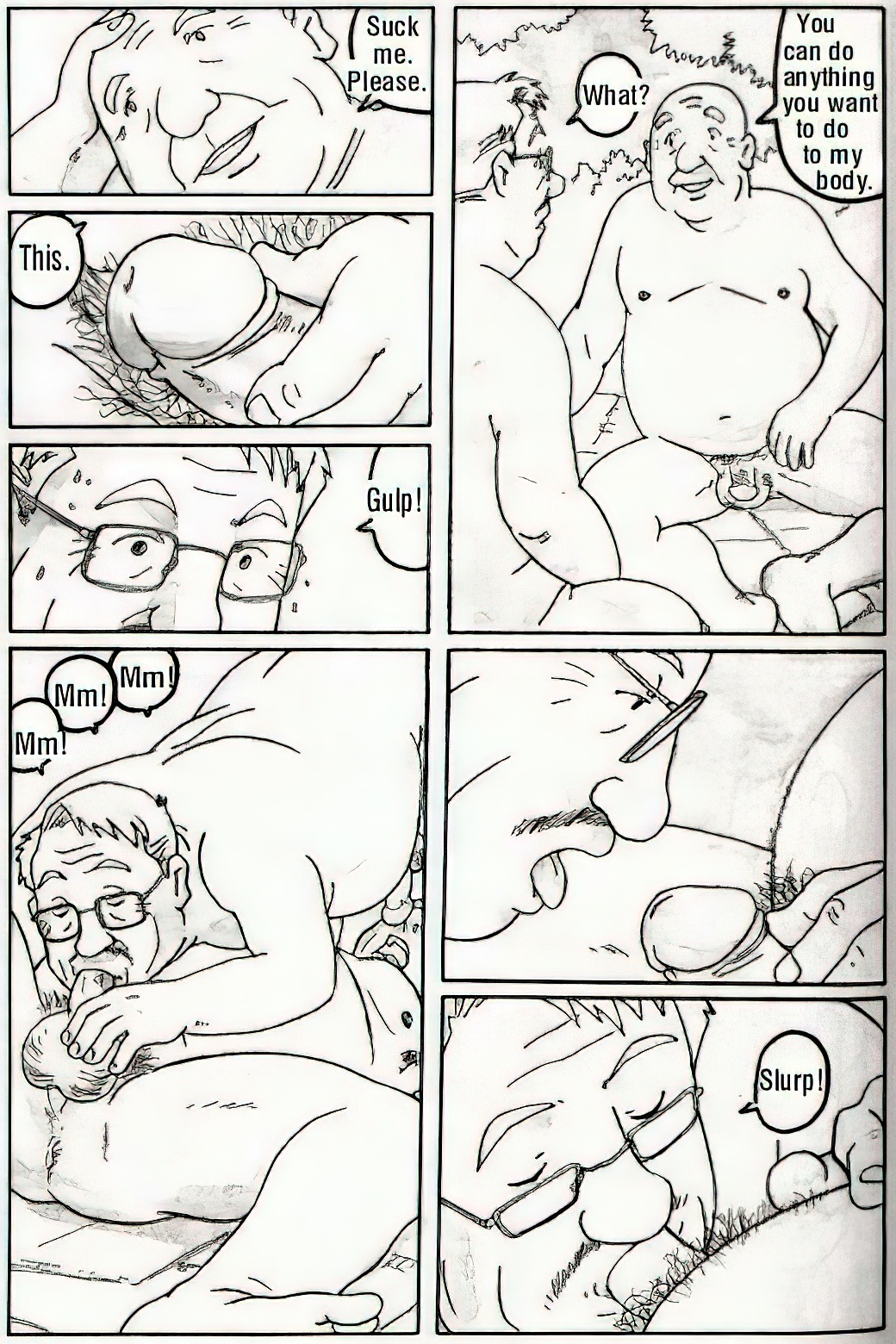 The middle-aged men comics - from Japanese magazine - Page 40