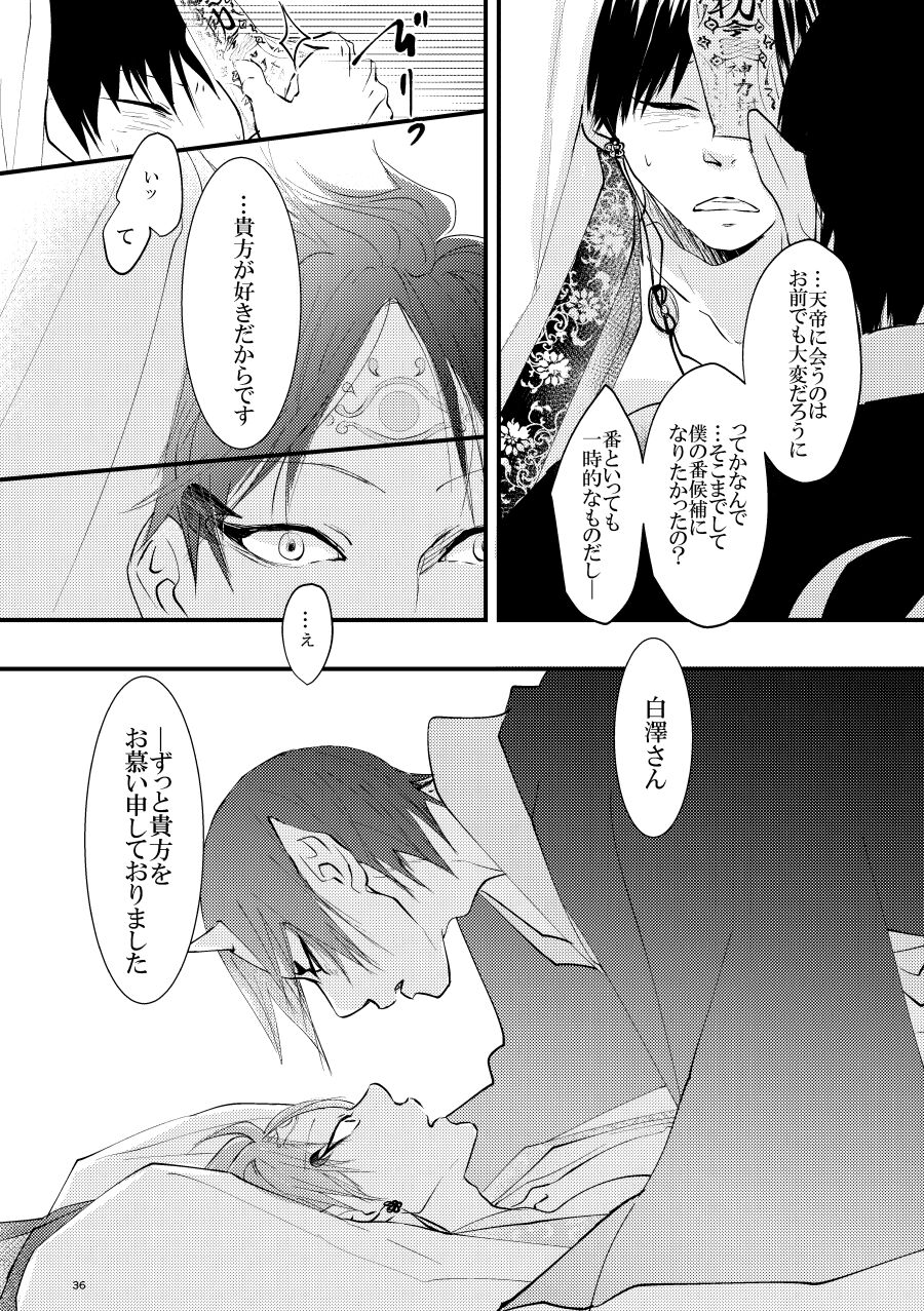 Kamikemono shirasawa-ban keiyaku - Page 36