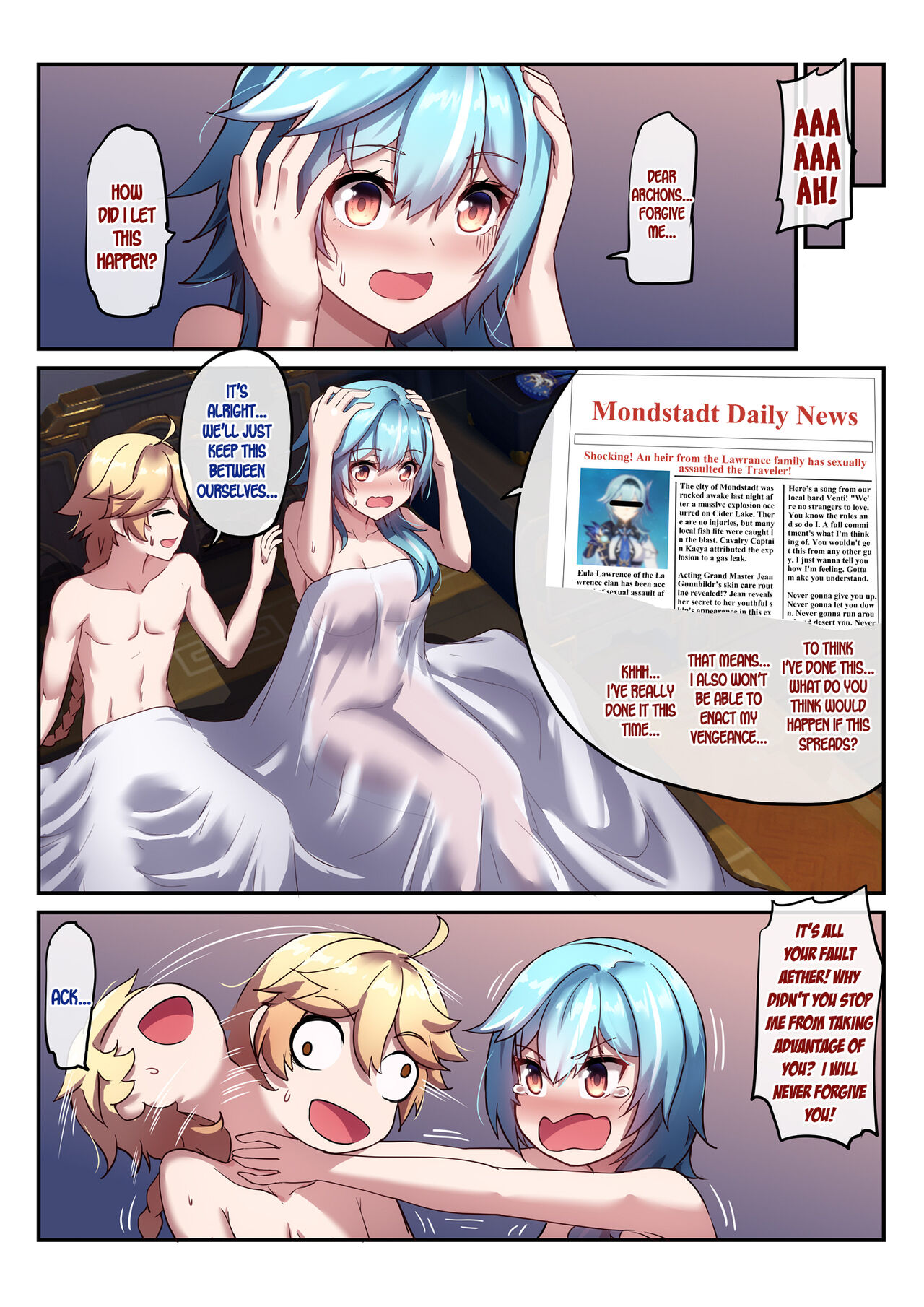 Eula no Yotta Koudou | Eula's Drunken Escapade - Page 24