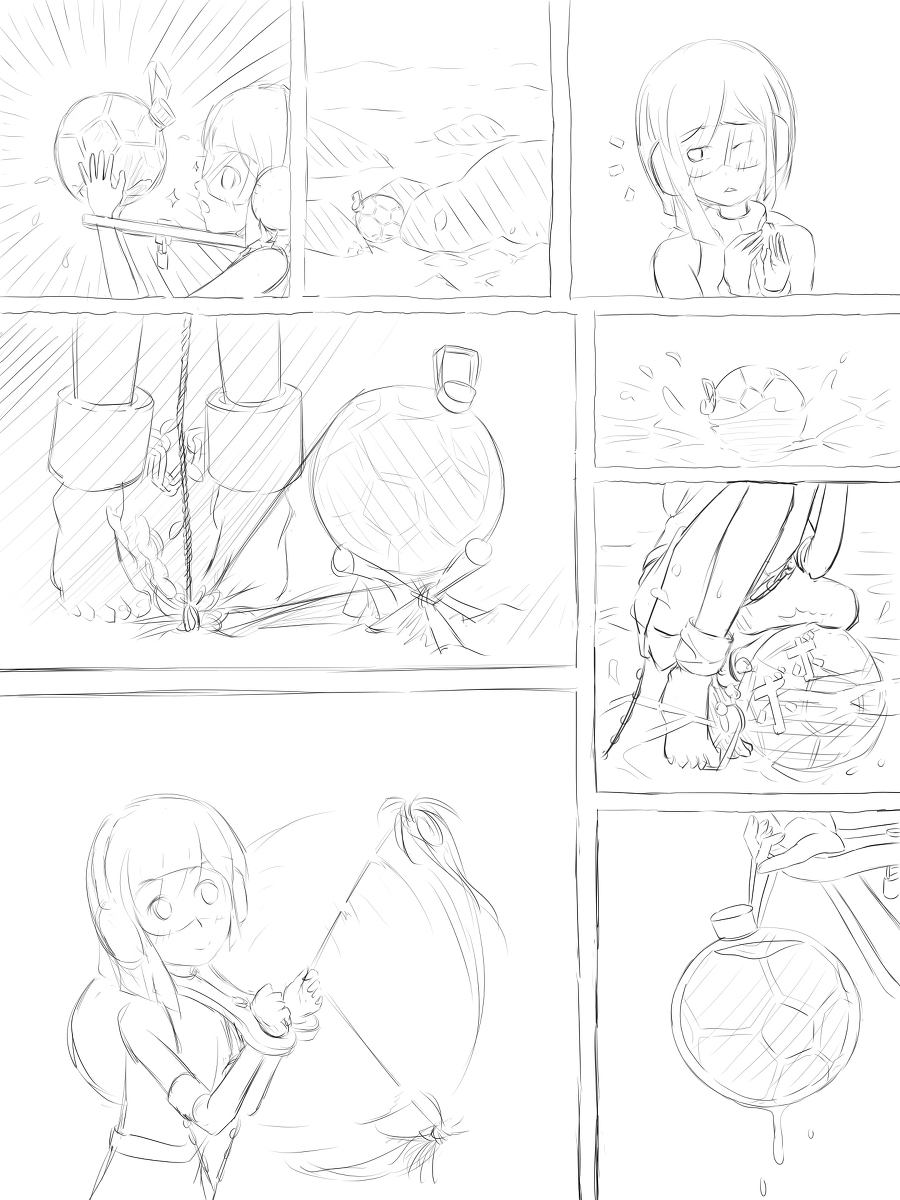Selfbondage challage Survive in island 1-4 - Page 14