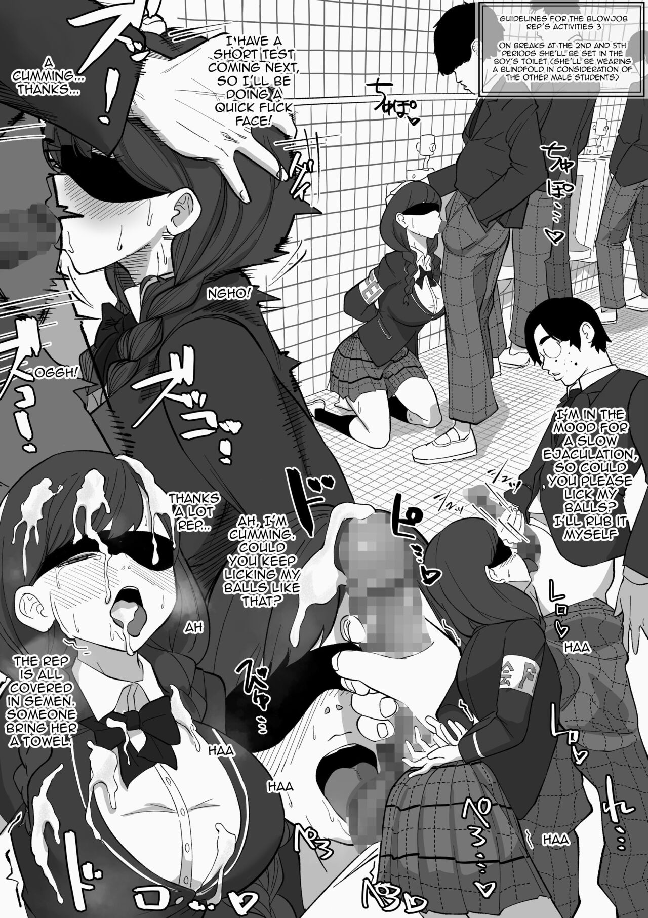 Fellatio Iinchou | Blowjob President - Page 14