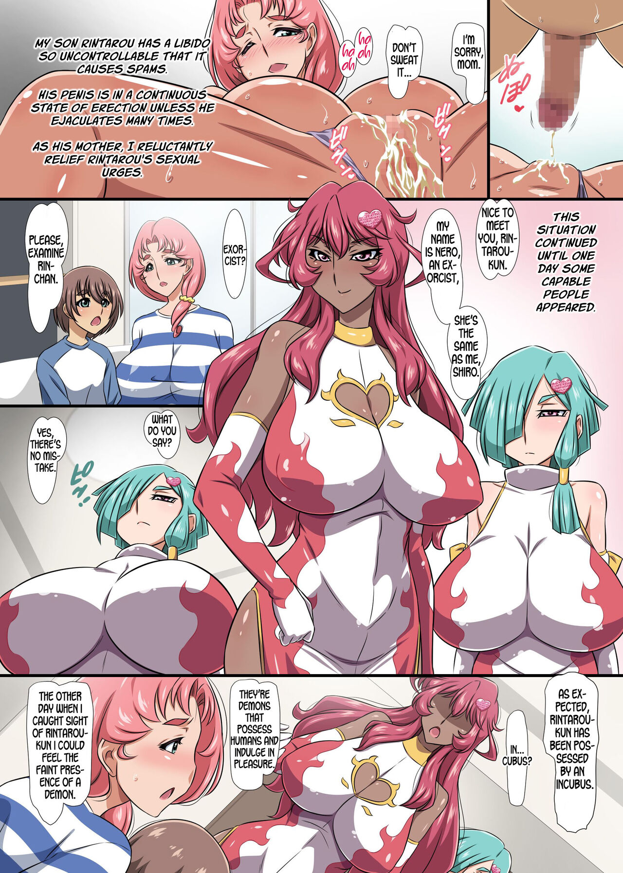 Inma ni Tsukarete Zetsurin ni! Seiyoku Tsuyosugi Musuko to Bakunyuu Jukujo Harem - Page 6