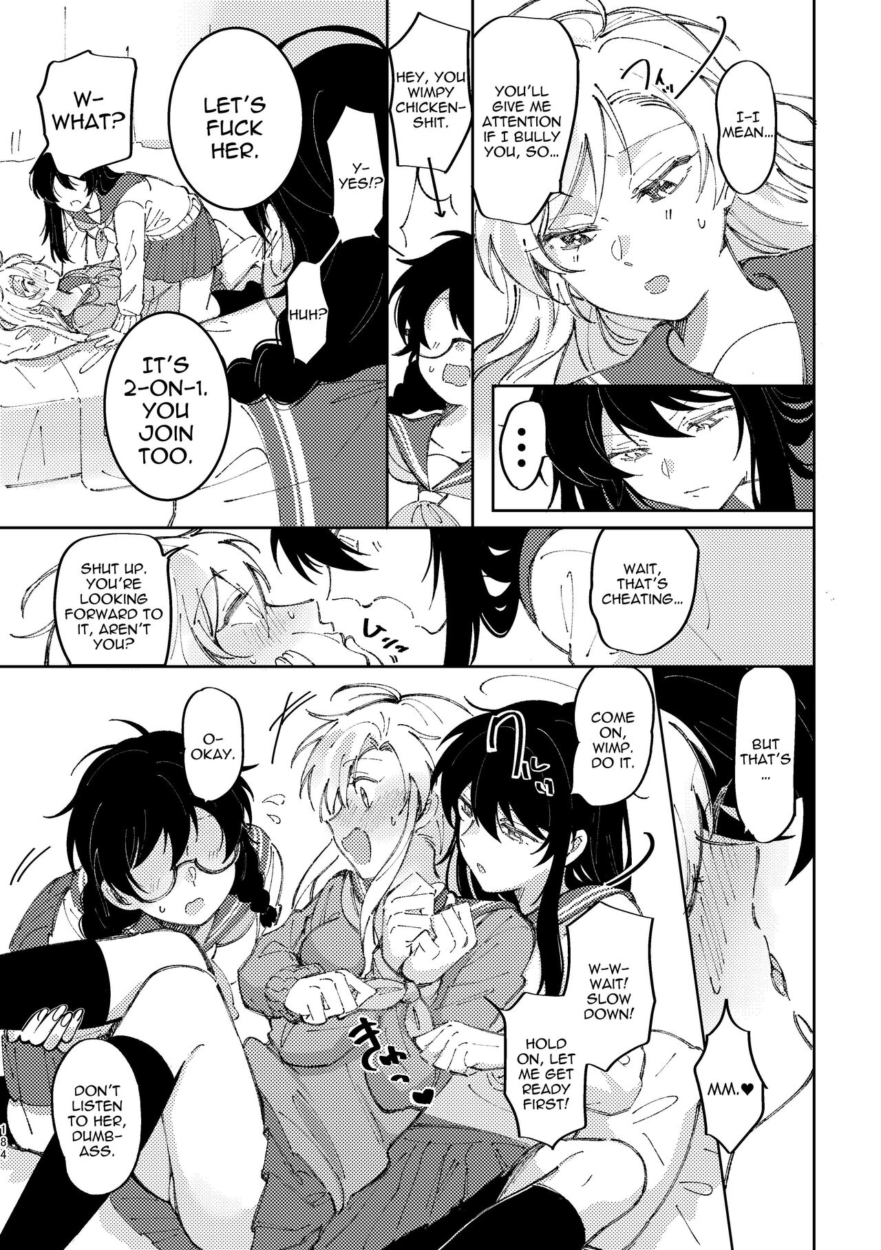 3P Yuri Ecchi Anthology - Page 185