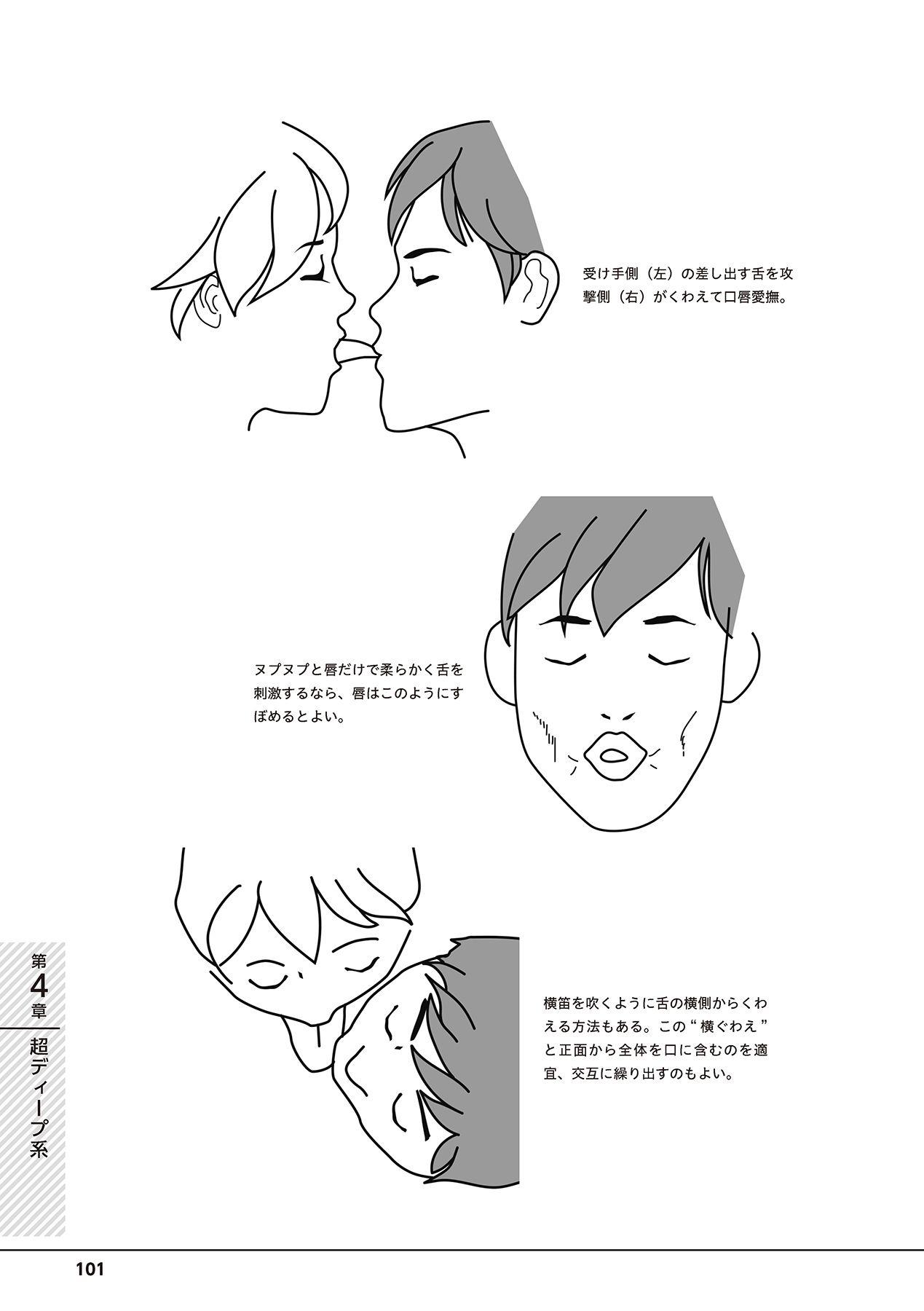 唇と舌の性感開発・キス完全マニュアル イラスト版……とろキス - Page 103