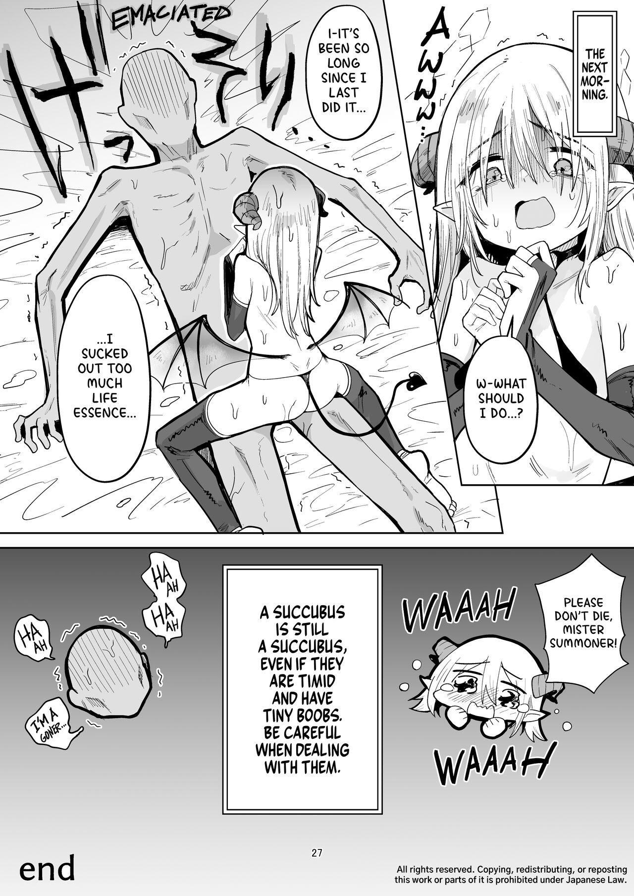 Negative Chippai Succubus ga Kita. | A Tiny Titty Negative Succubus Has Arrived - Page 26