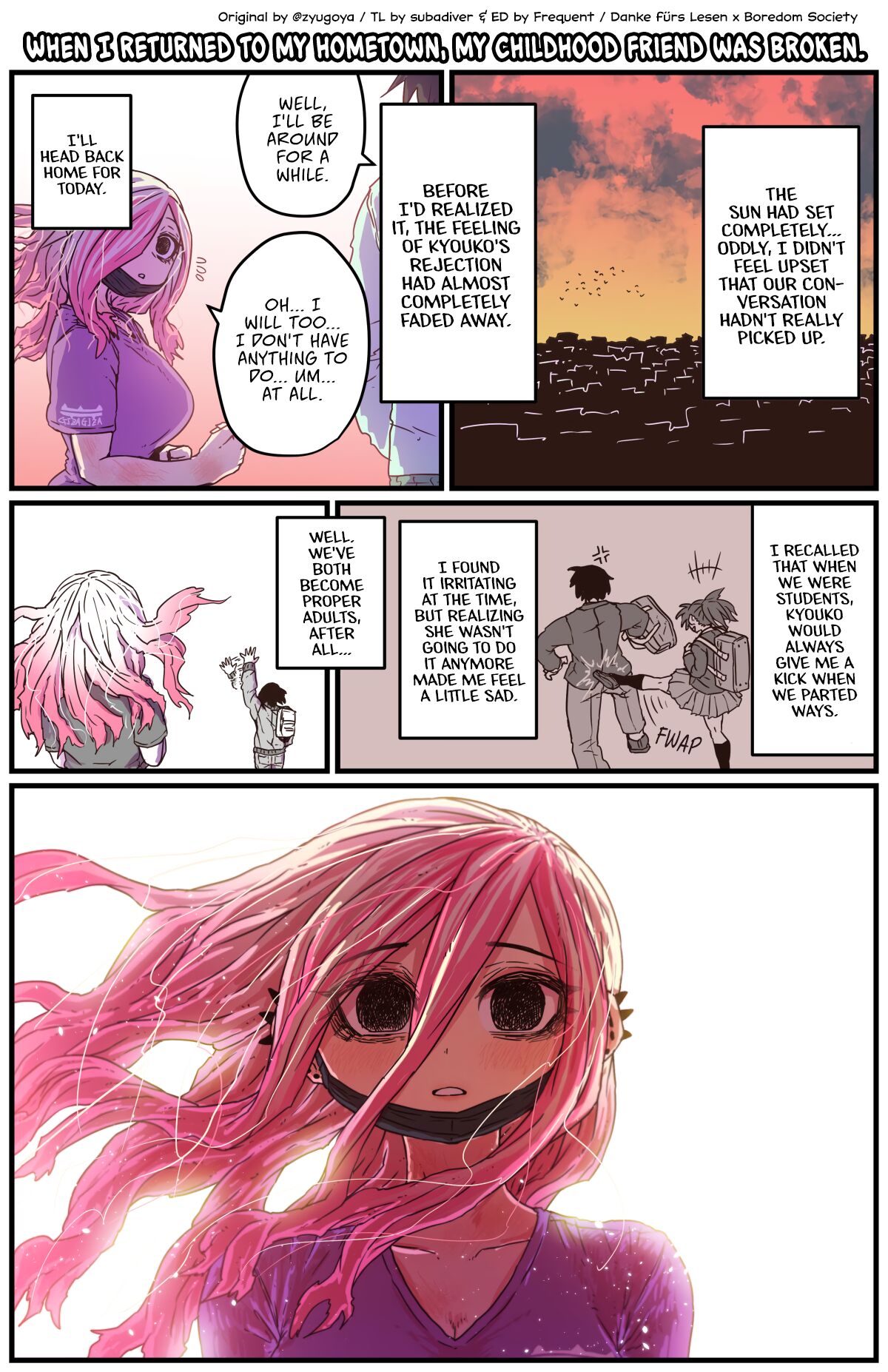 When I Returned to My Hometown, My Childhood Friend was Broken - Page 3