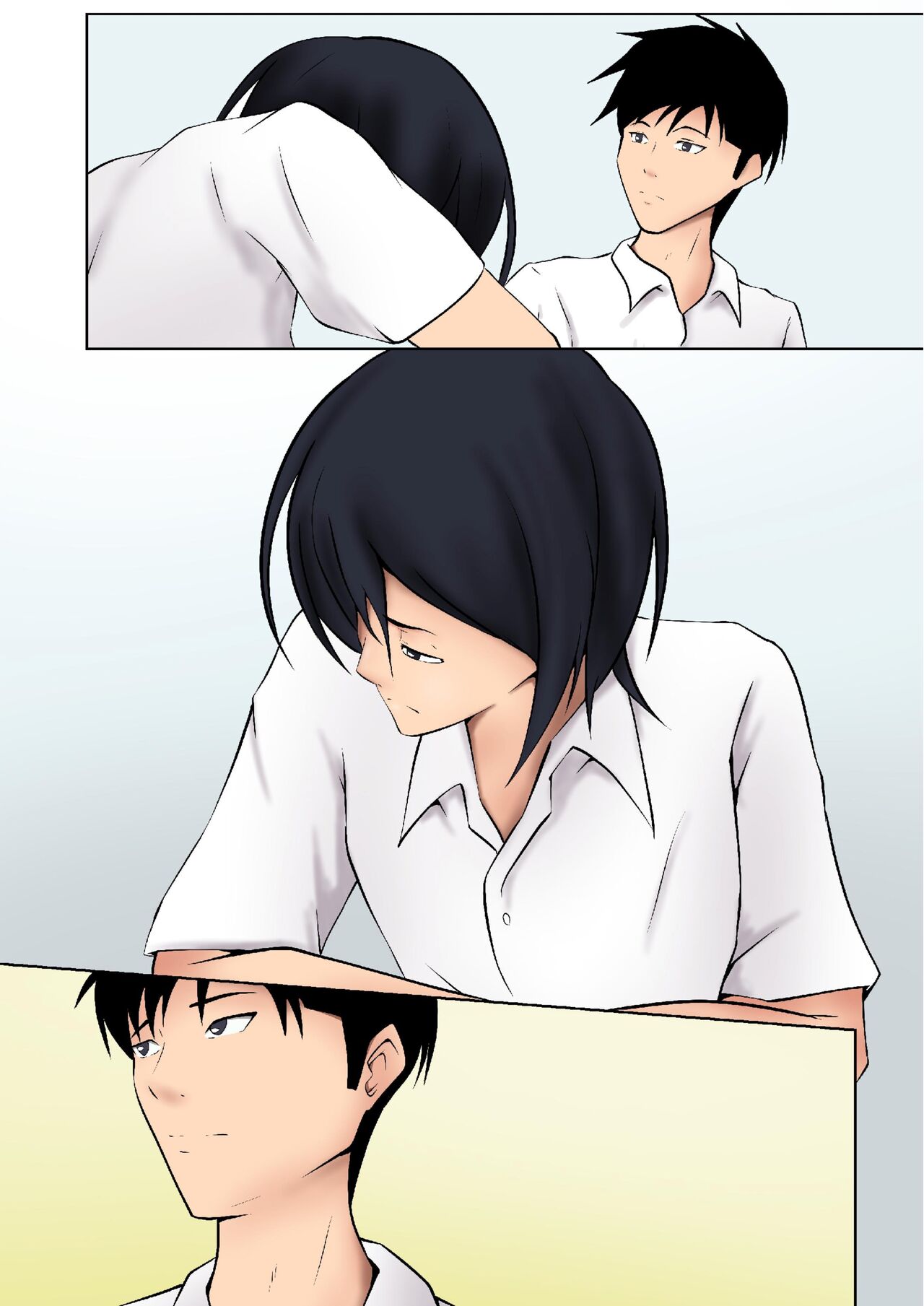 Okaa-san ga Boku no Tomodachi ni | My Step Mom and My Best Friend - Page 9