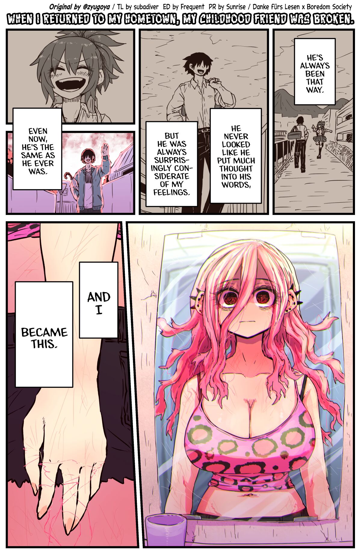 When I Returned to My Hometown, My Childhood Friend was Broken - Page 11