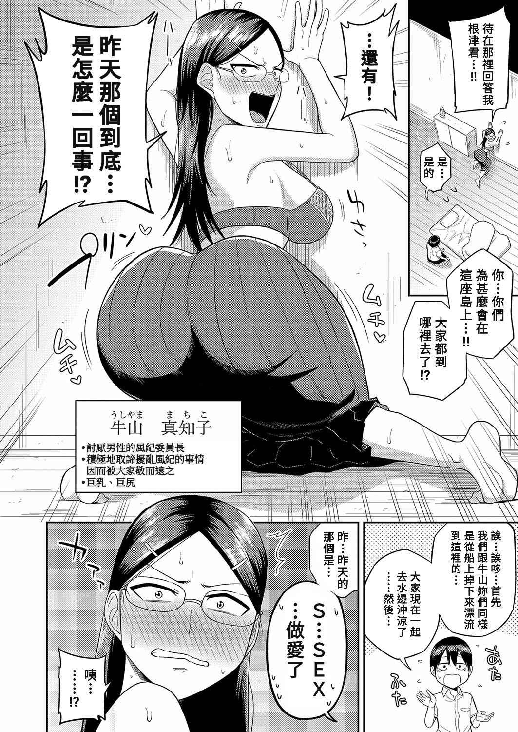 Mujintou de, SEX ni Kyoumishinshin na Dosukebe Inkya Joshi-tachi to Harem Life Chuuhen - Page 6