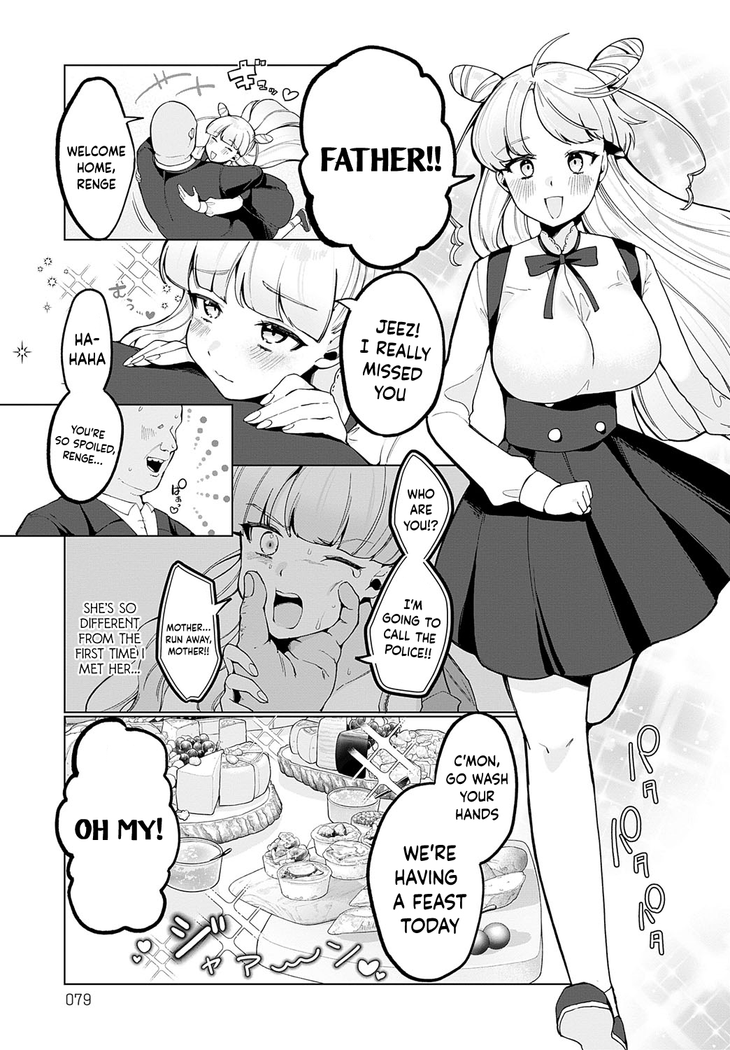 [Asaomi Shimura] Hananojou-ka wa 3-nin Kazoku | The Hananojou household is a 3 person family (COMIC Anthurium 2023-07) [English] [Hikari no kaze] [Digital] - Page 9
