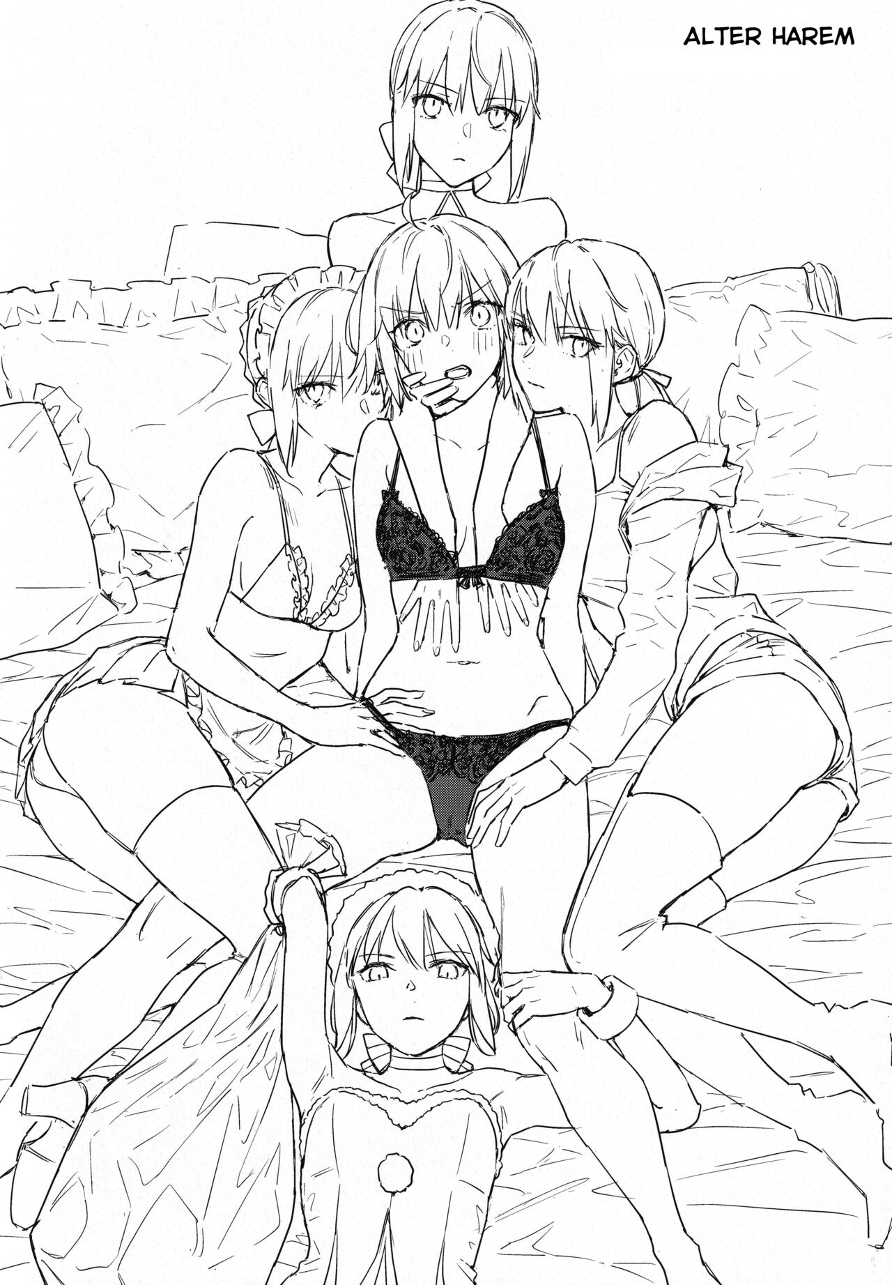 Artoria Alter x Jeanne Alter Sairokushuu - Page 130