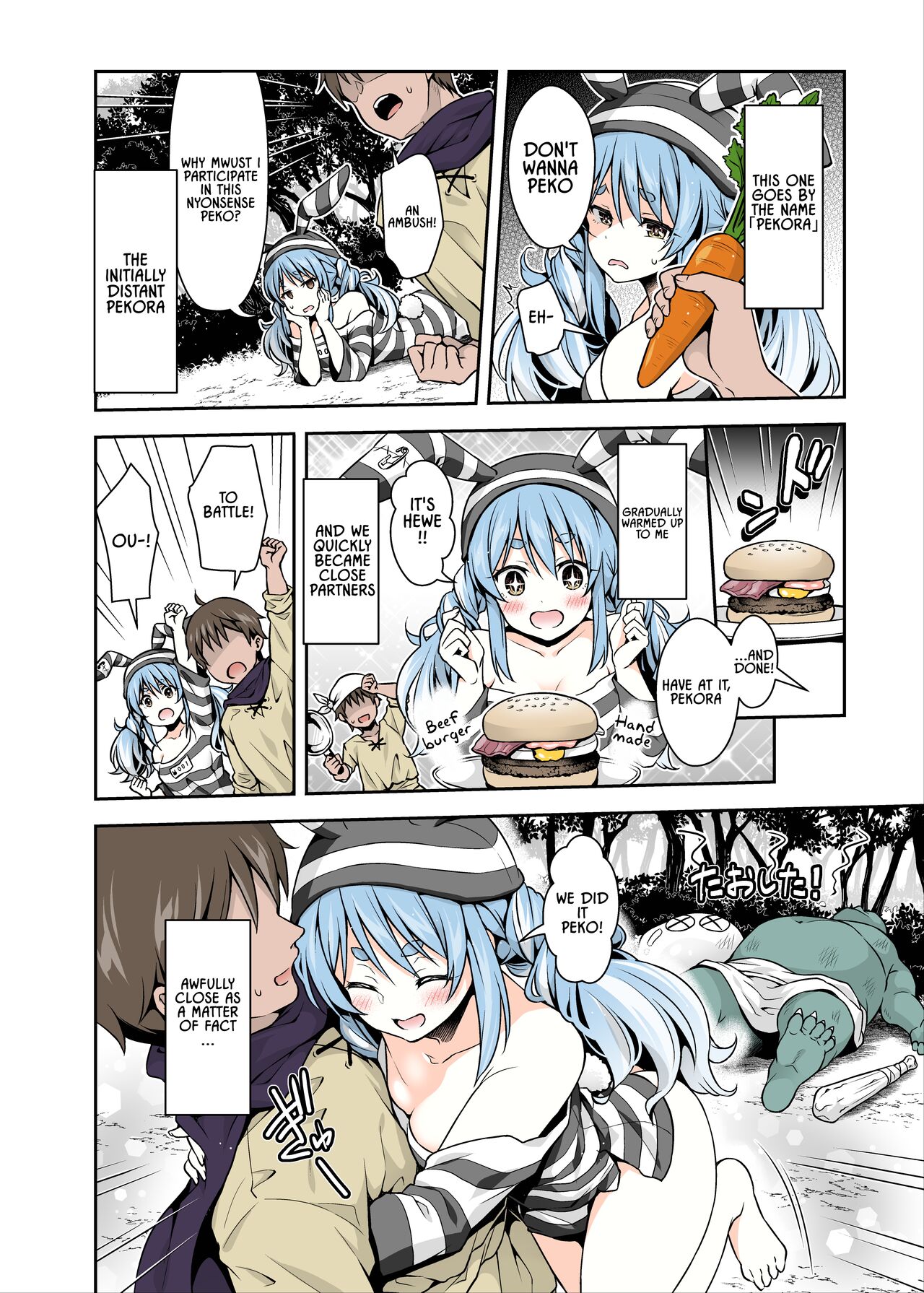 Yasei no Usagi ga Nakama ni Naritasou ni Kochira o Miteiru | Wild Rabbit Is Looking At You As If It Wants To Be Friends - Page 4