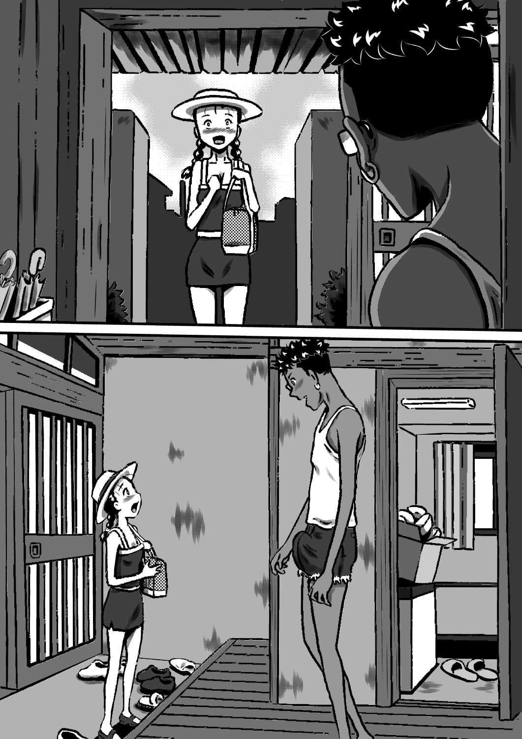 おかされ荘のちぃなちゃん。ヌードモデルの卵、ちぃなの肉体成長記録!「前編」 - Page 71
