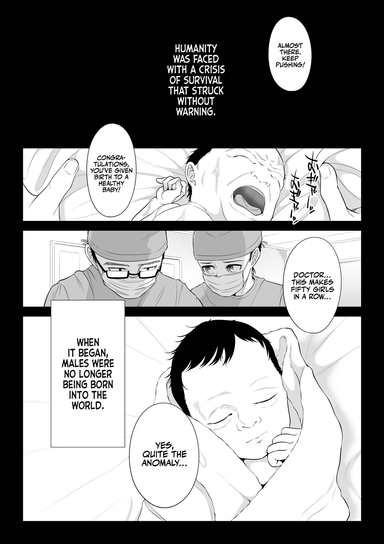 Dansei ga Kyokutan ni Sukunai Kono Sekai de wa, Seishi wa Kichou na Shigen desu. | In a World Where Men Are Scarce, Sperm Is a Precious Resource. - Page 2