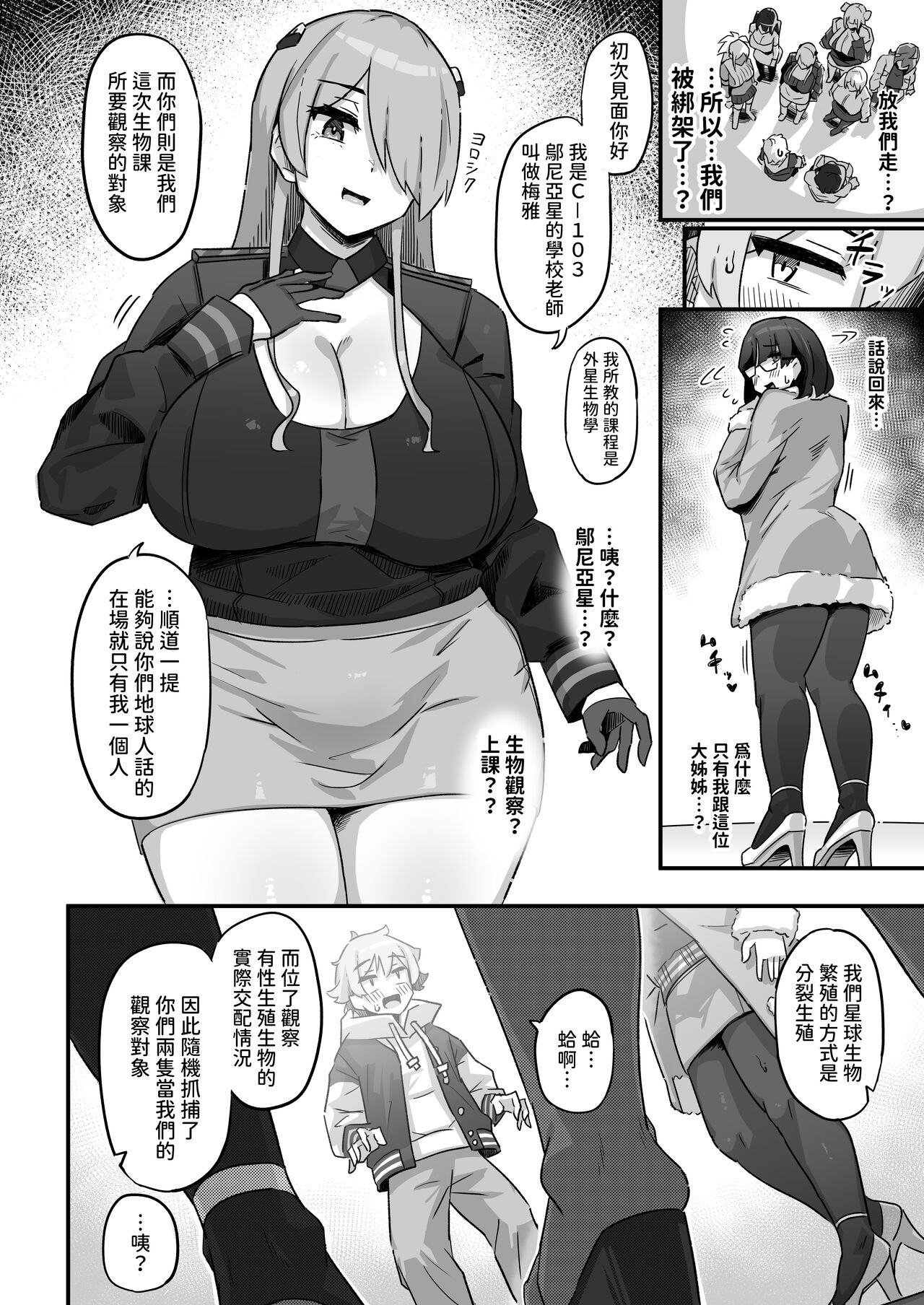 今日の授業は、地球人の繁殖活動の観察です。  中文翻譯 - Page 7