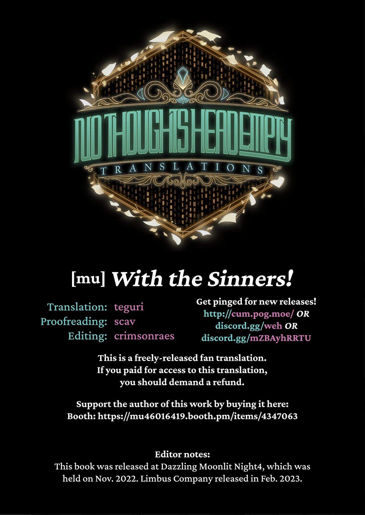 Shuujin to!! | With the Sinners!! - Page 11