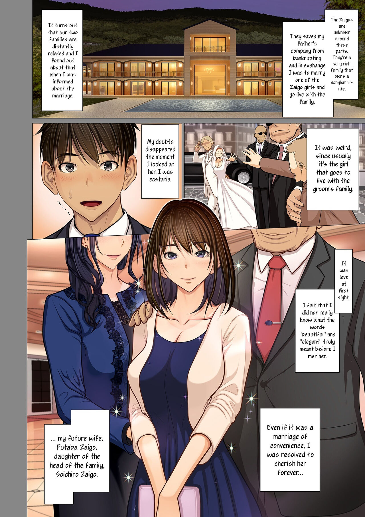 [Emori Uki] Fugou Ichizoku no Muko ~Tsuma Igai Zenin Ore no Onna~ | I married into a wealthy family [Ch1-6+Bonus] [English] [joobuspaidatr] - Page 7