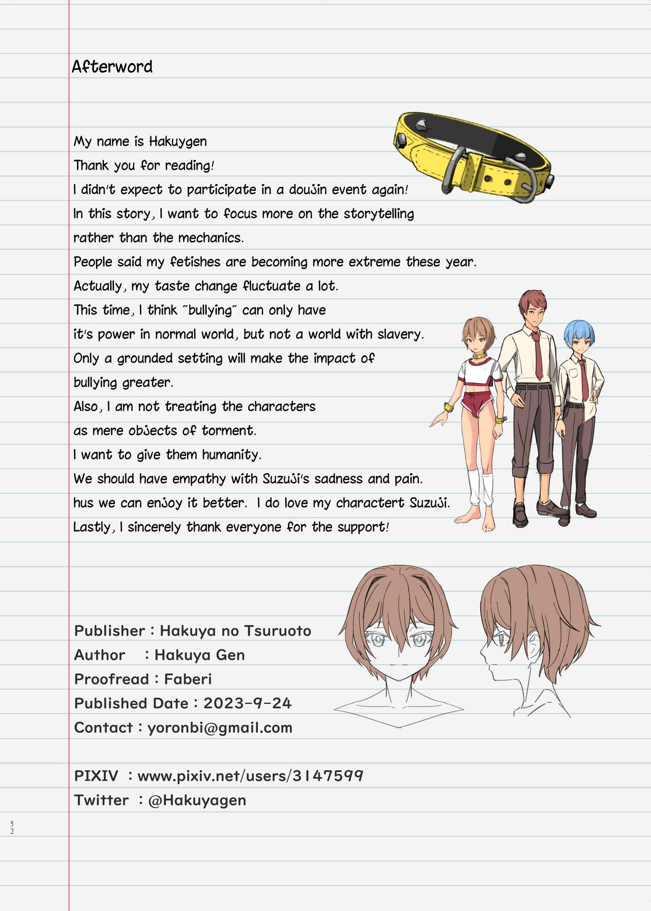 Shared Class Toy: The Daily Physical Punishments of Suzuji - Page 52