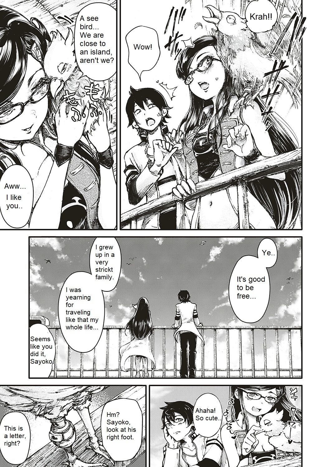 Soukai no Heso Kaizoku Ch. 4 Discovered | Navel Fetish Pirates 4 - Page 4