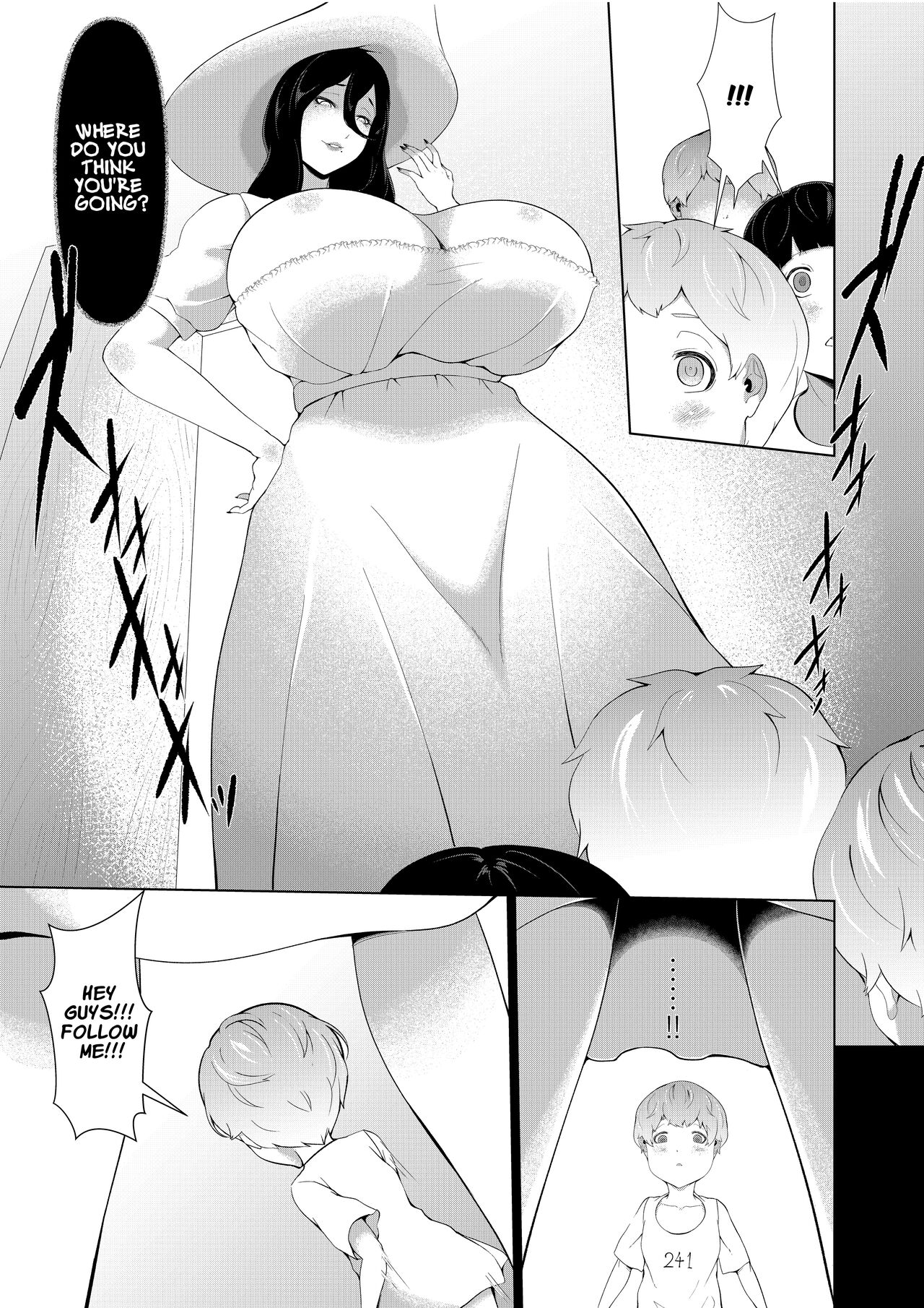[Oshiro] Giant Woman Island - Shota's Forced Squeezing ~ Hasshaku-sama and Red Demon Edition ~ [English] [Suzuki Marmalade] - Page 9
