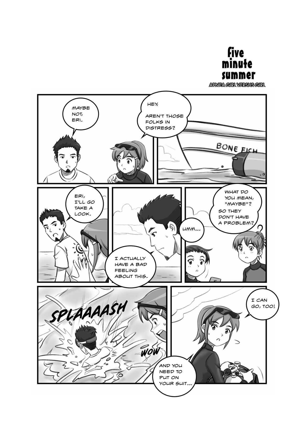 Apnea Girl Versus Girl - Page 25