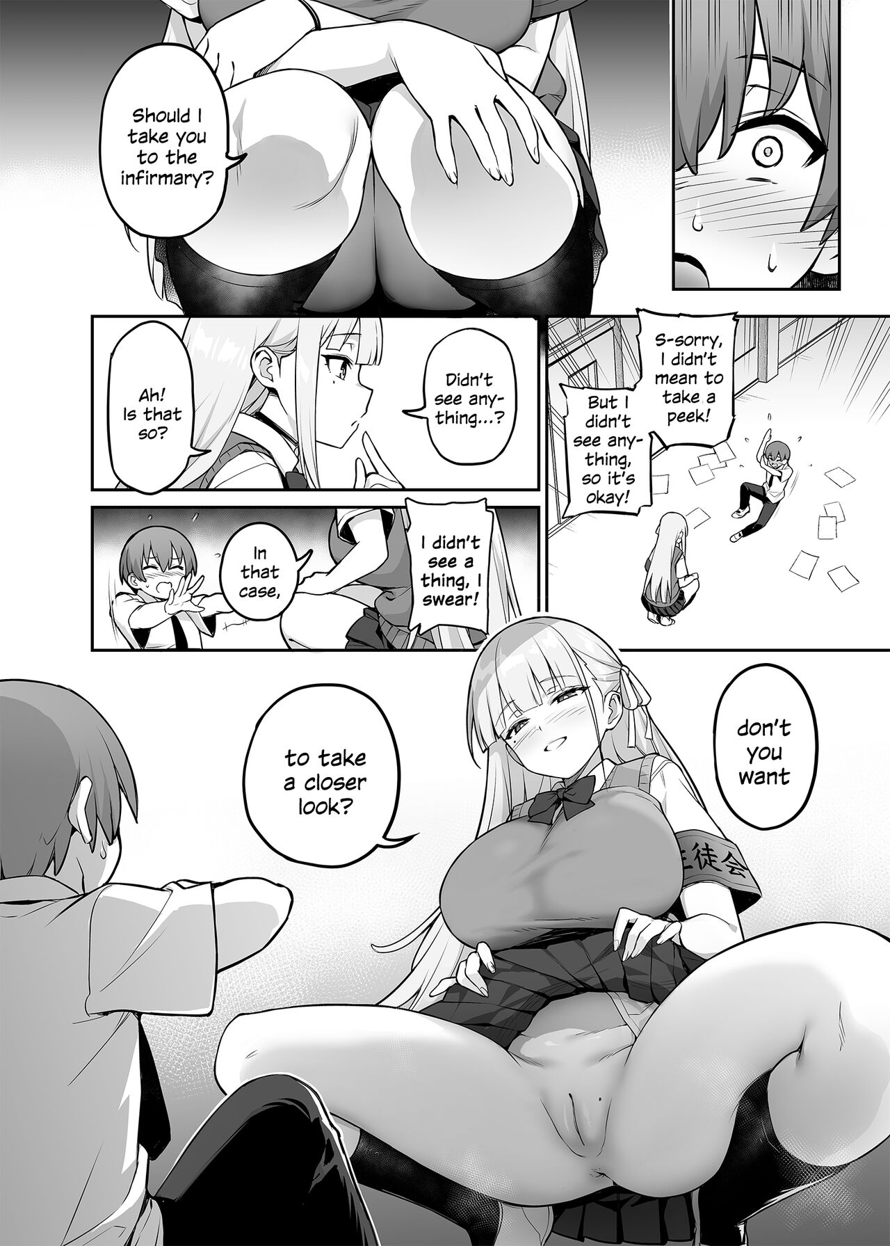 Akogare no Seitokaichou ga Kyonyuu Sugiru Ken - Page 11