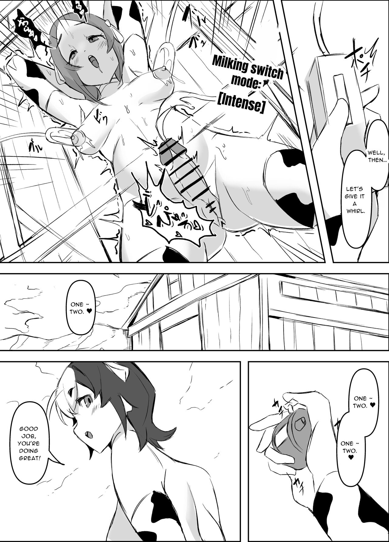 Futanari  Sakusei Bokujou  Monogatari | Futanari Cumsuckery Ranch Tale - Page 10