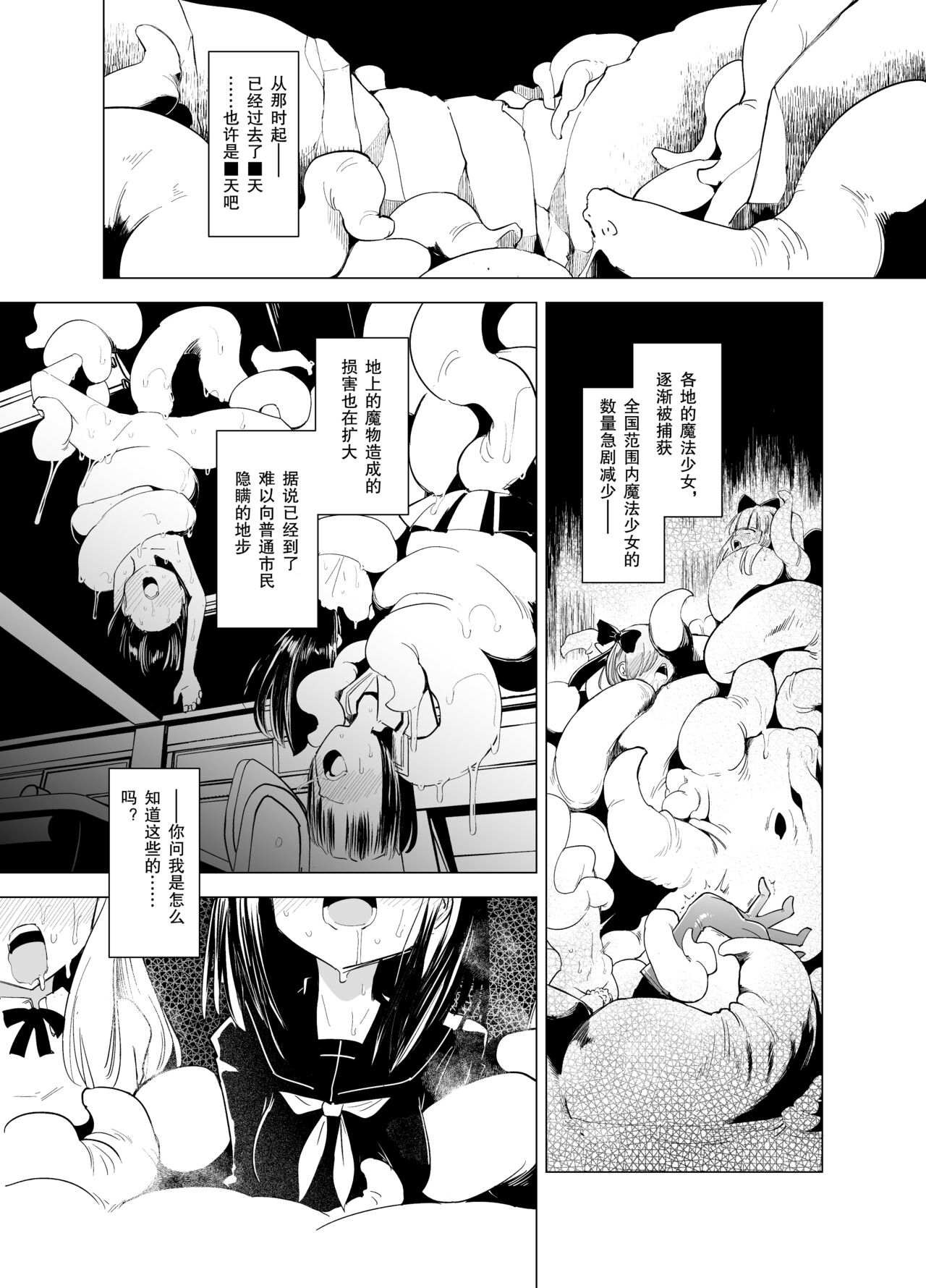 （C104）[Foxtail (sakifox)] 触手小姐的魔法少女们 [变身女主角同好会汉化] - Page 3
