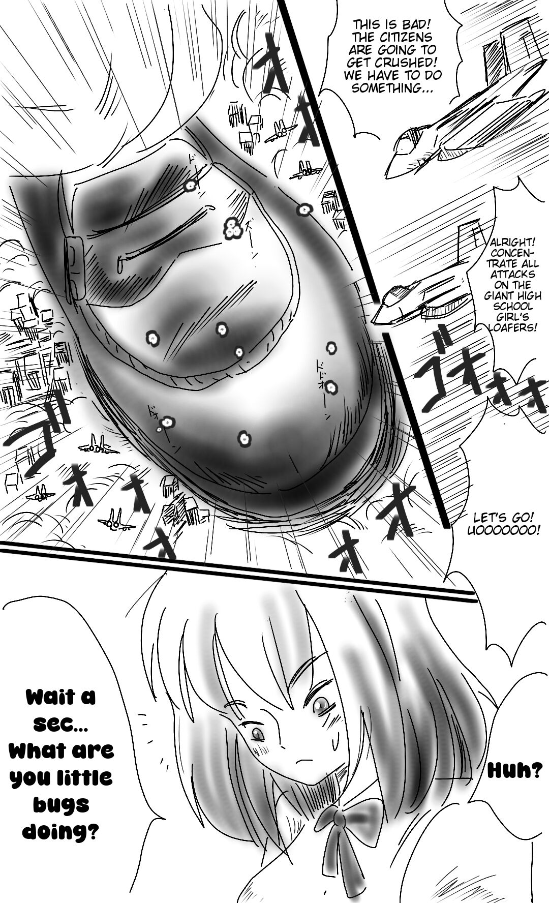 The super-giant high school girl appears again - Page 12