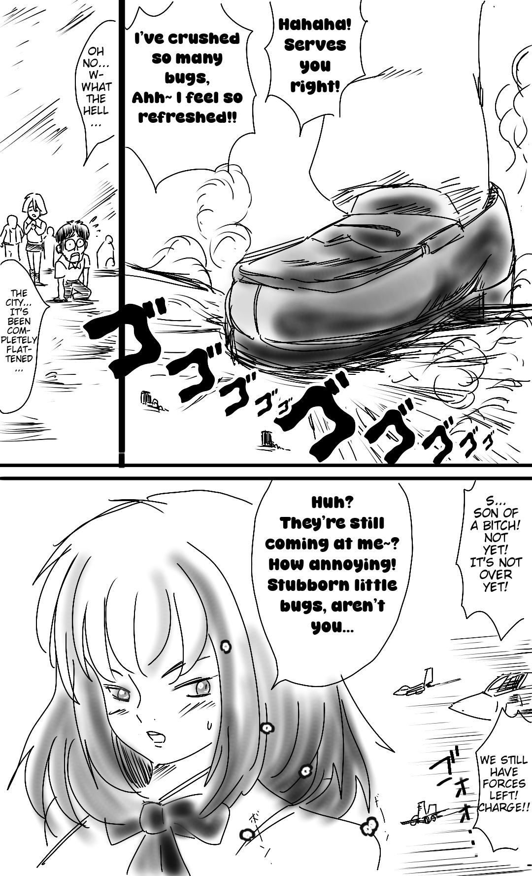 The super-giant high school girl appears again - Page 15
