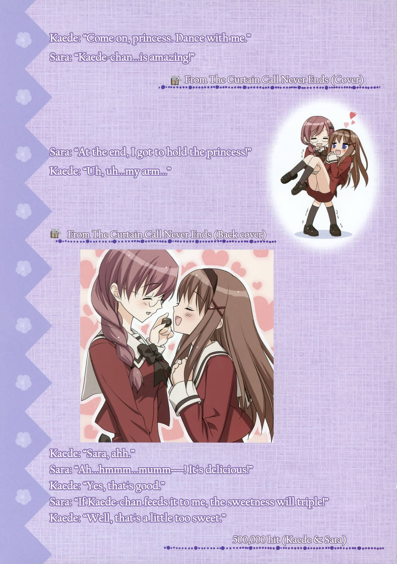 Sono Hanabira ni Kuchizuke wo - Artworks page 31 featuring mai sawaguchi sono hanabira ni kuchizuke o parody - females only yuri hentai manga - read online free