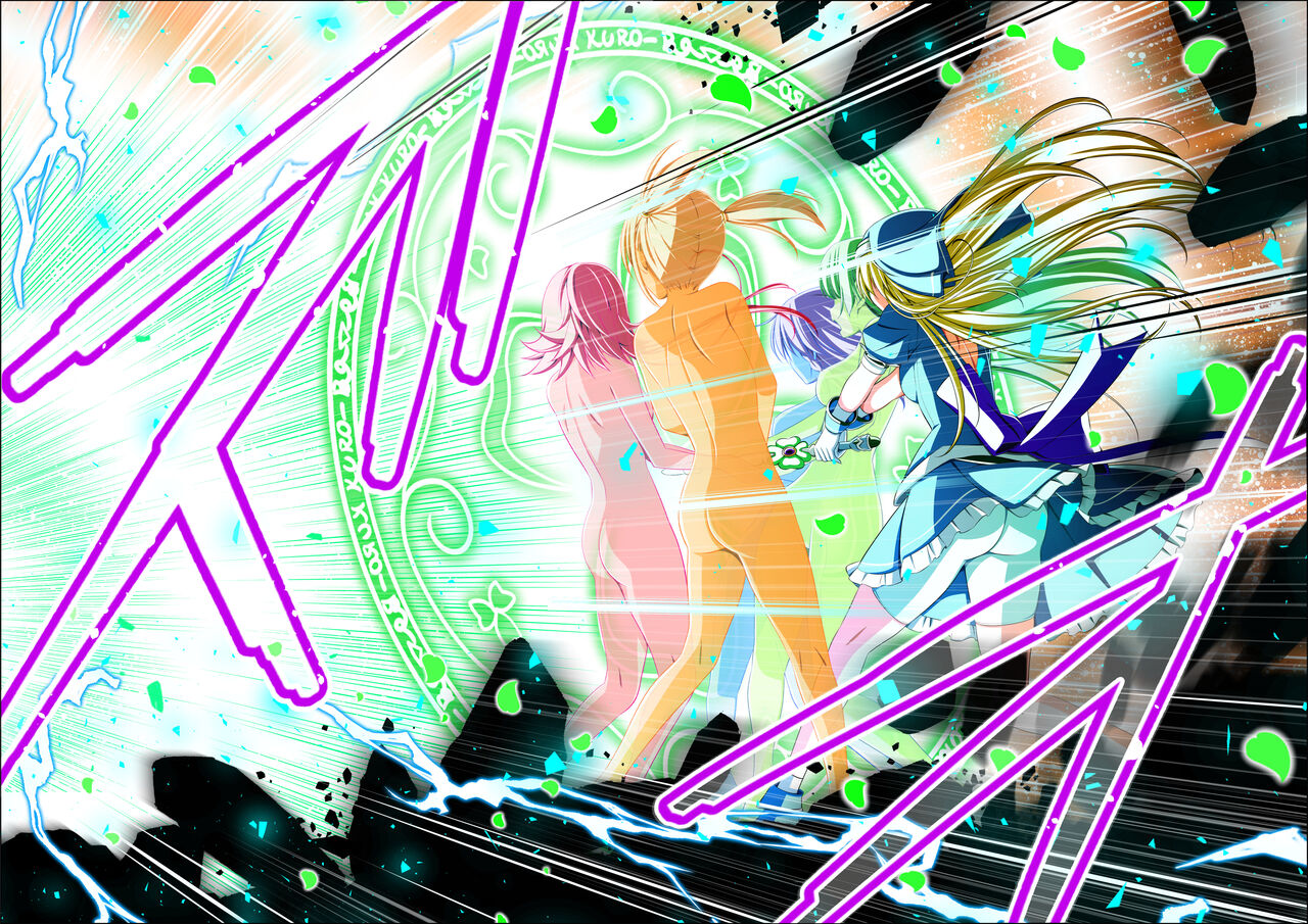 Yotsuba no Senki Clover Rose Ch. 5 page 103 original parody - transformation magical girl hentai manga - read online free