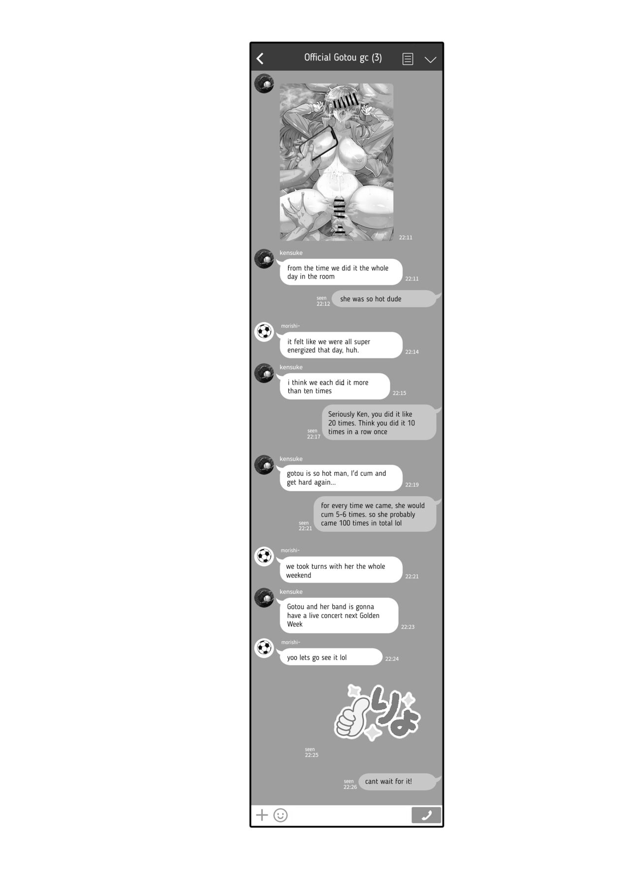 Bocchi-chan's Request Diary. page 22 featuring hitori gotou bocchi the rock parody - sweating big breasts hentai manga - read online free