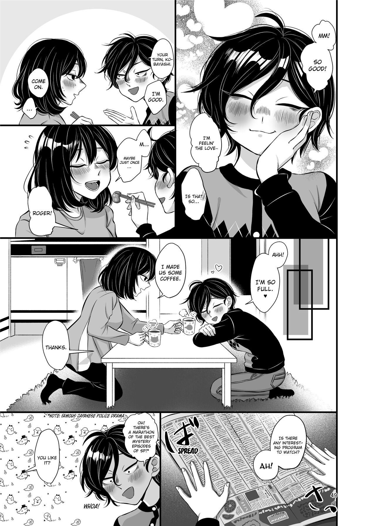 Senpai and Kohai page 49 original parody - kissing females only hentai manga - read online free