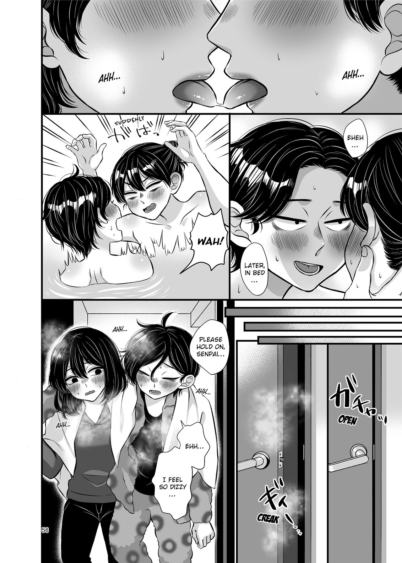 Senpai and Kohai page 56 original parody - kissing females only hentai manga - read online free
