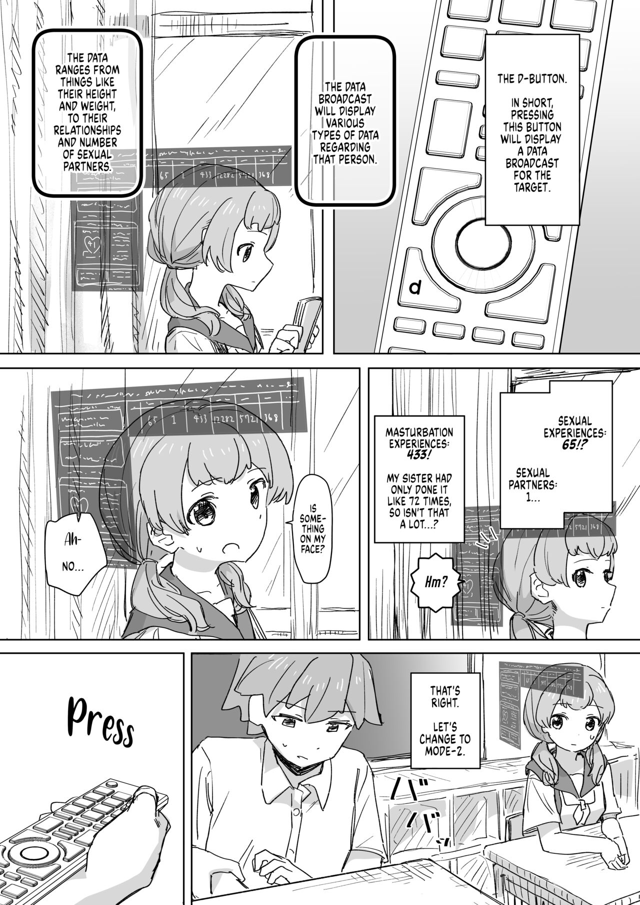 Ningen Sousa RemoCon | Human Manipulating Remote Control page 25 original parody - kissing virginity hentai manga - read online free