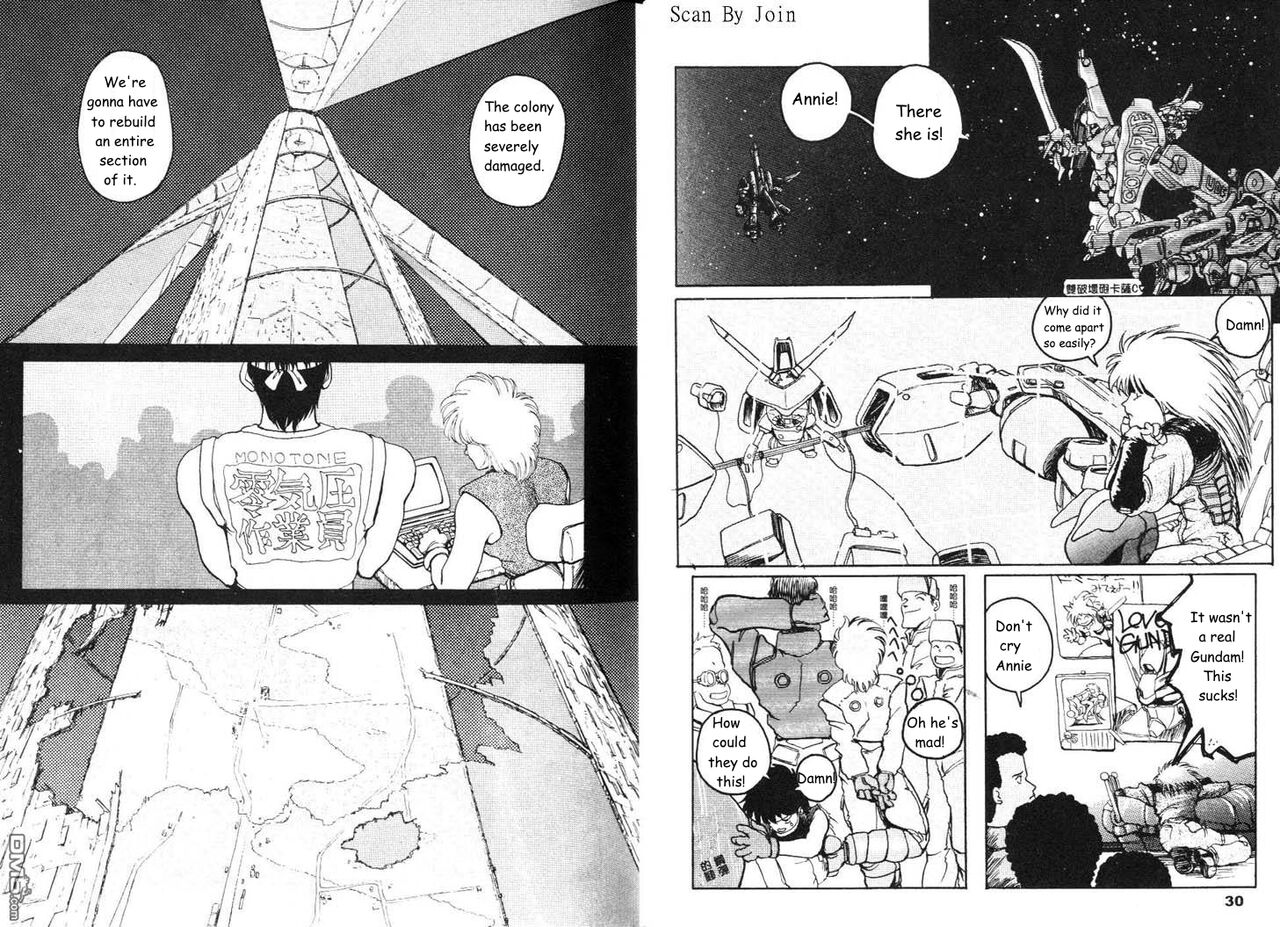 Under The Gundam Double Fake page 17 gundam parody - rough translation hentai manga - read online free