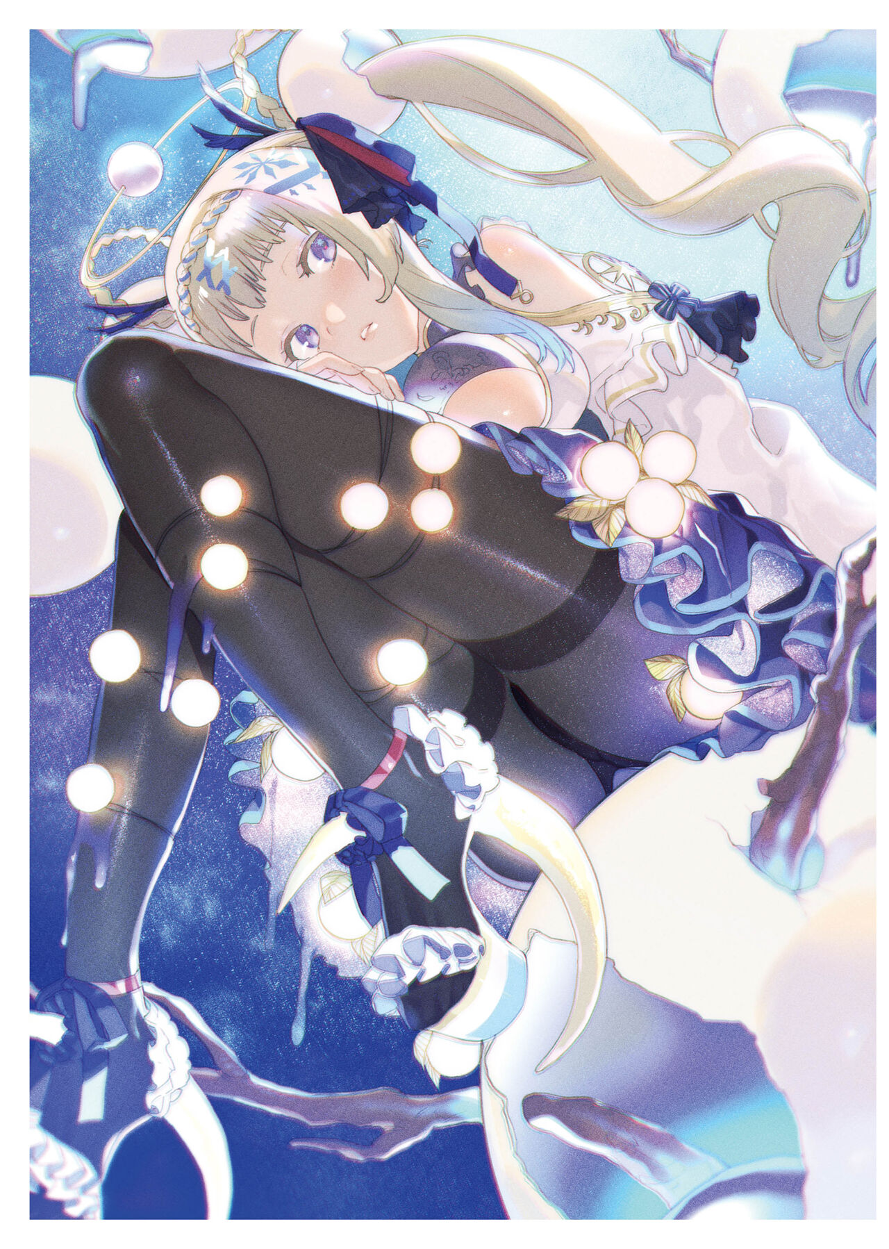 Kuro Tights DEEP black tights art book_20241021 page 38 - stockings pantyhose hentai manga - read online free