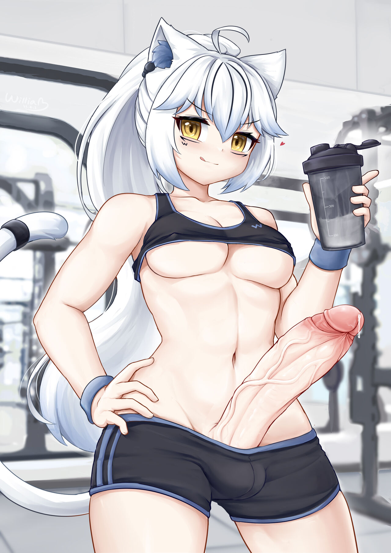 Artist - William.B page 255 featuring atlanta warship girls parody - futanari stockings hentai manga - read online free