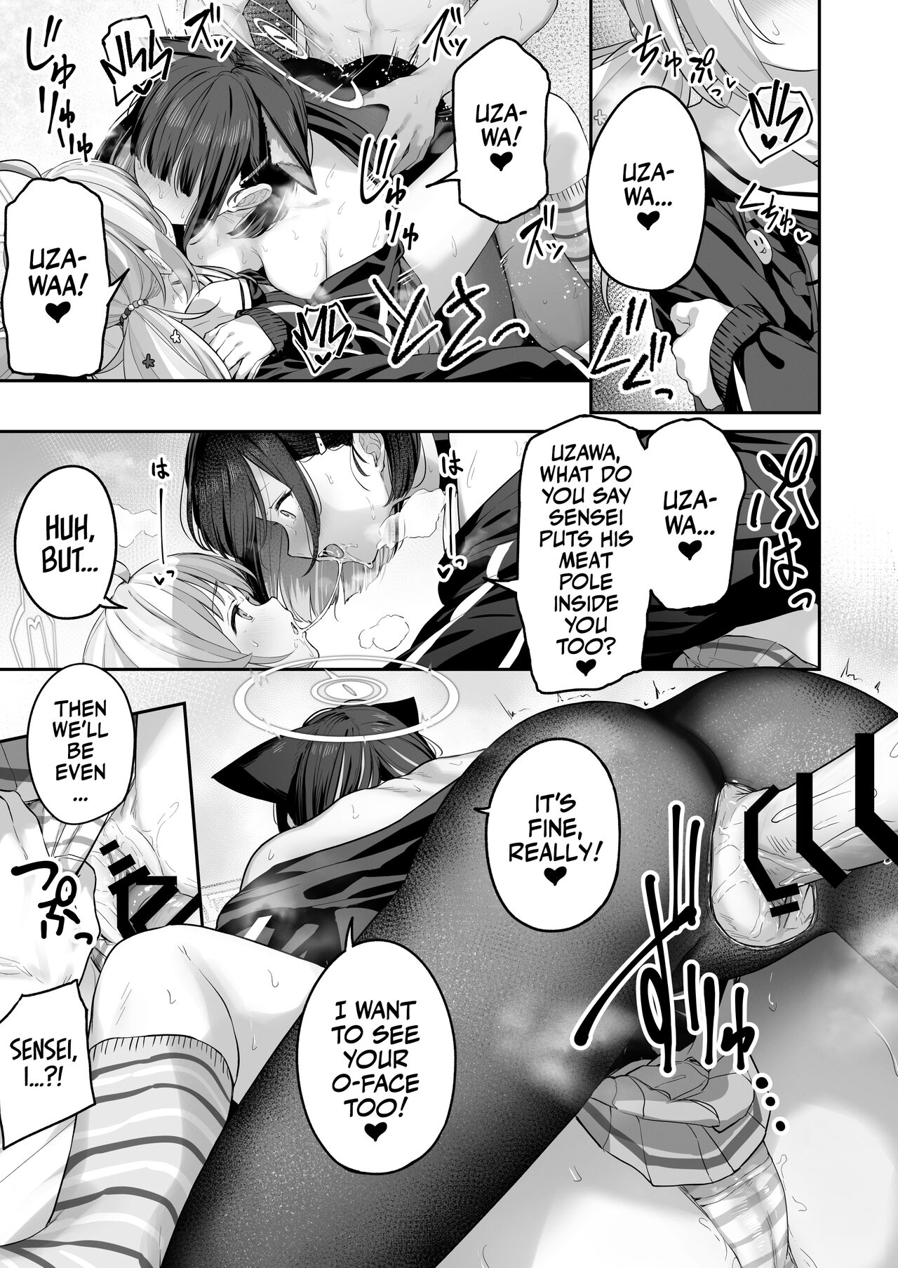 Tokoton Yacchau Kyouyama Kazusa 2 | Kyouyama Kazusa Wants to Bang 2 page 59 featuring sensei blue archive parody - cum swap kissing hentai manga - read online free