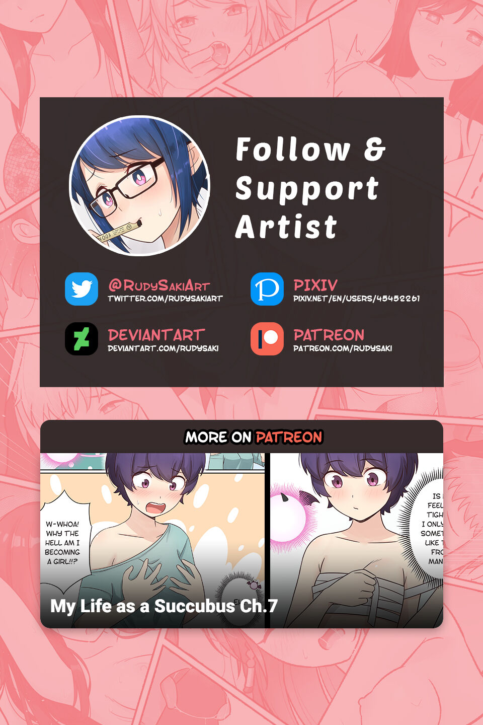 My Life as a Succubus Ch.06 page 10 original parody - glasses uncensored hentai manga - read online free