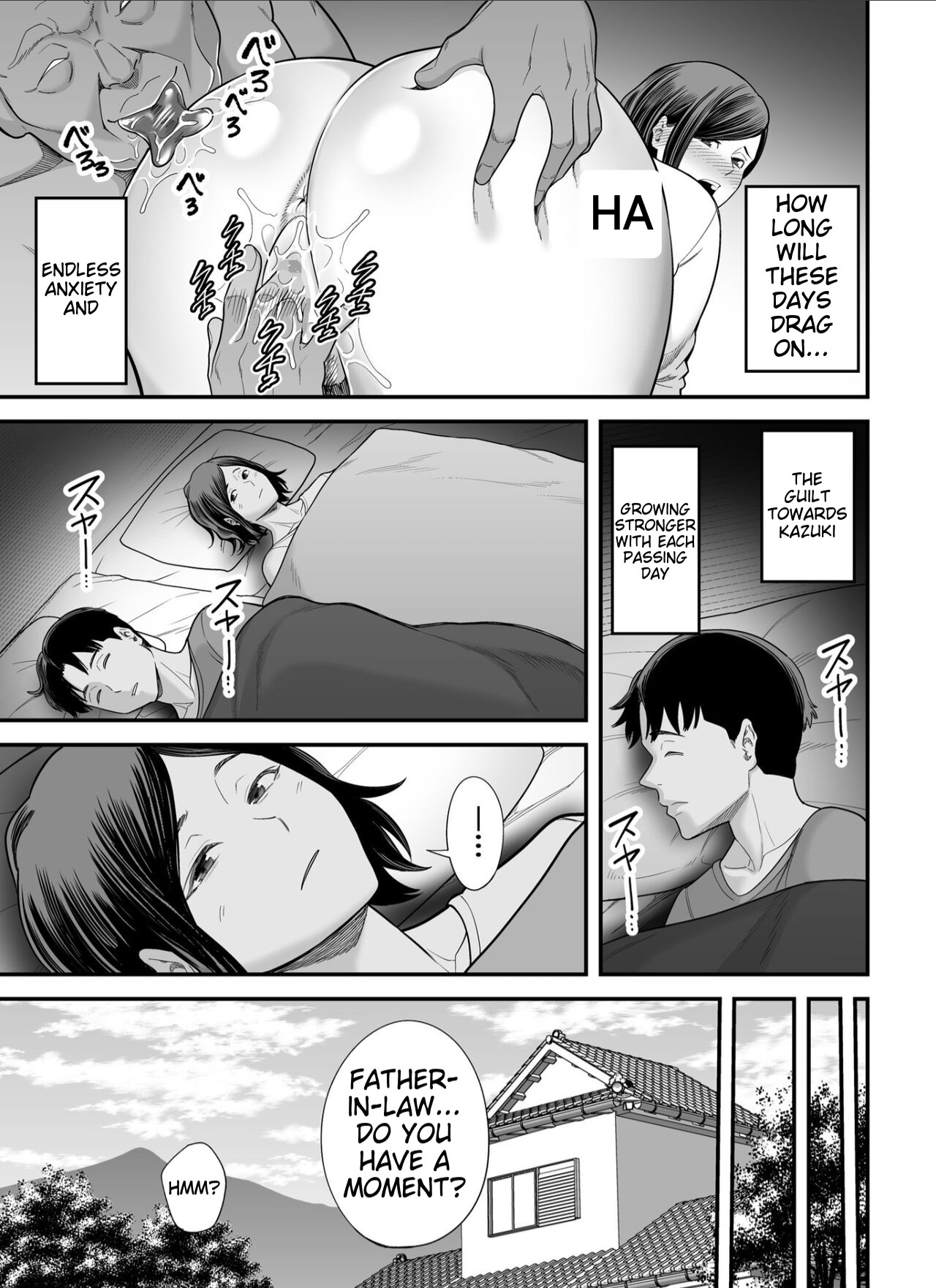 [Ura Meshiya (Maccha Neji)] Otou-san no Onna ni Natta Hi | The day I became my father-in-law's woman. [English] [Alyssaqueen] page 48 original parody - inseki milf hentai manga - read online free