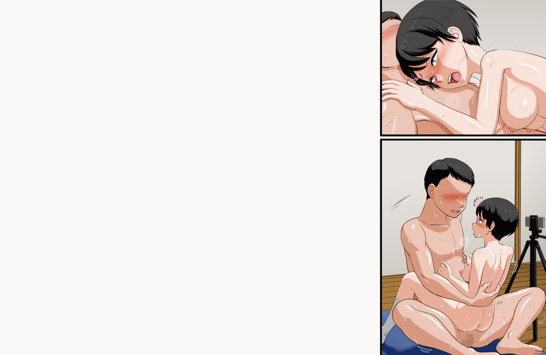 Hana-chan no Oshioki Ecchi ♪ page 177 original parody - glasses full color hentai manga - read online free