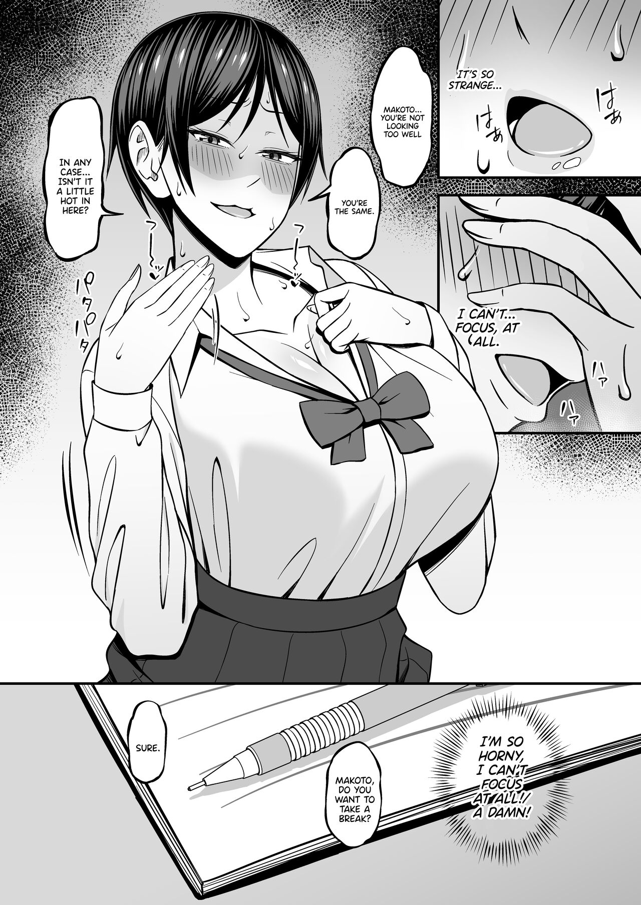 Kyonyuu de Boyish Osananajimi no Kanojo to Pakoritai! | I Want to Fuck My Busty, Boyish Childhood Friends! page 18 original parody - sweating big breasts hentai manga - read online free