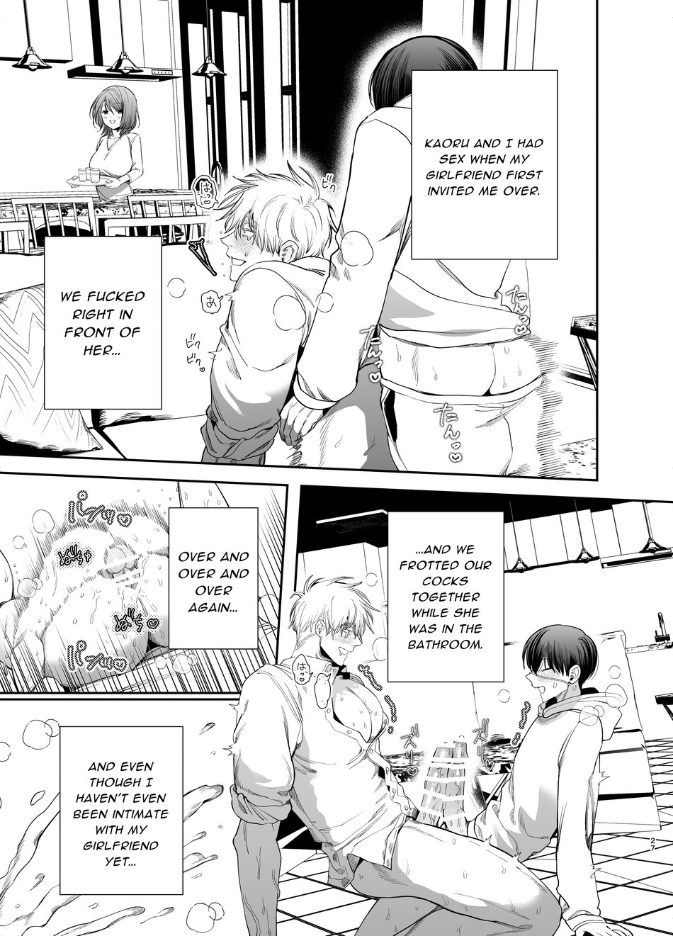 Kyokon Sugiru Oshiego ni Choukyou Sarete Ketsuman Dorei ni Narimashita page 27 original parody - males only yaoi hentai manga - read online free