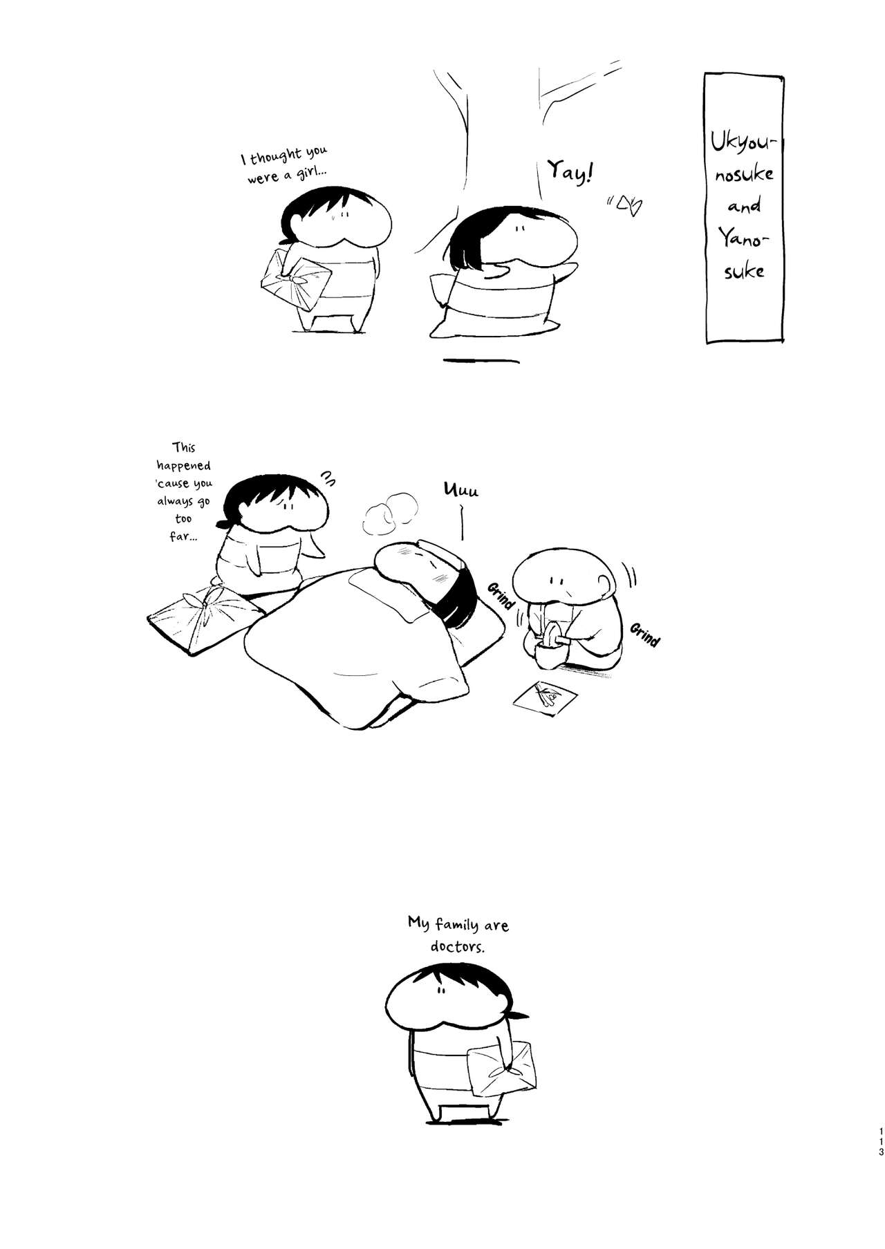 Umugairou Sairokubon 3 page 114 original parody - anal males only hentai manga - read online free