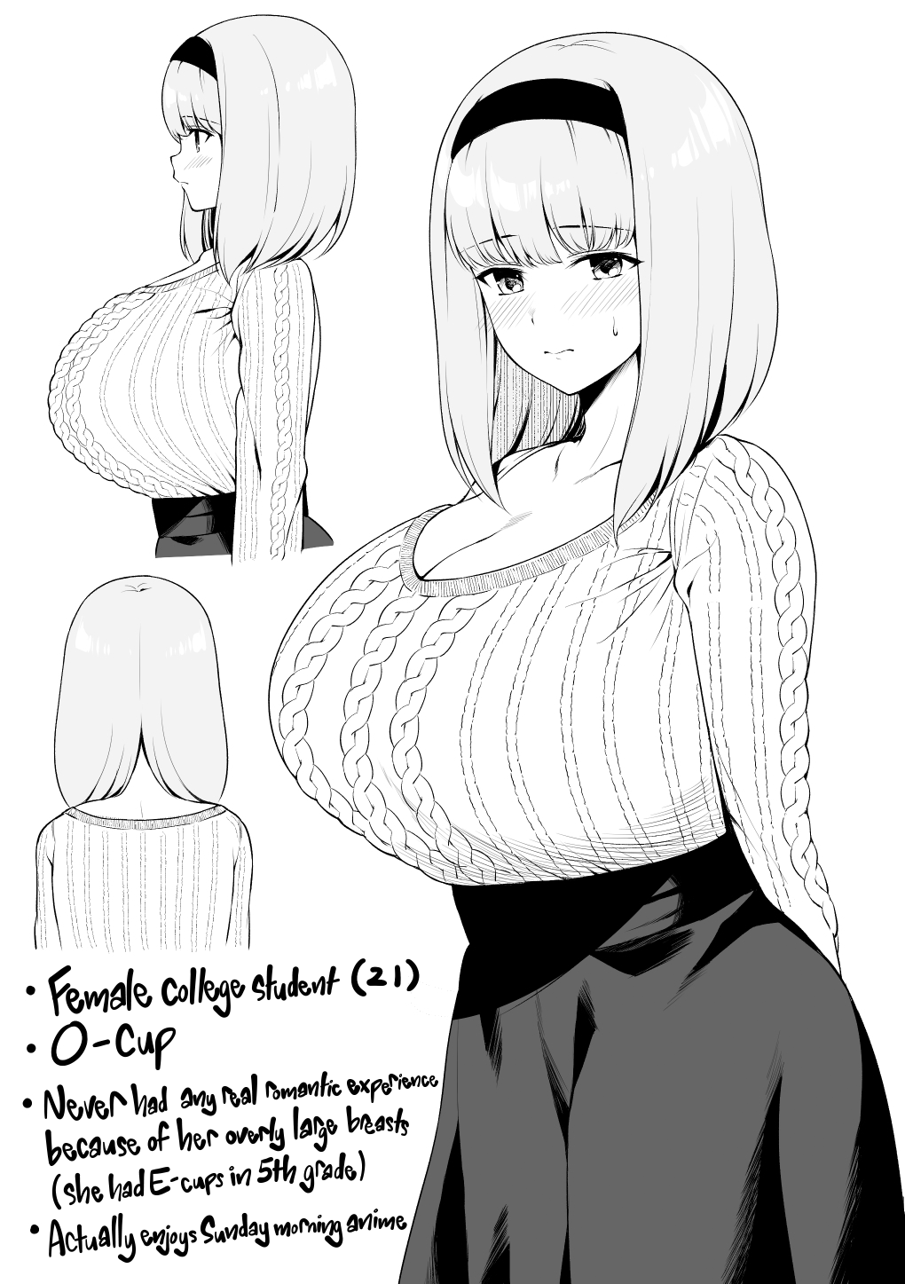 [Yue] O-cup Joshidaisei-chan | O-cup College Girl [English] [korafu] page 13 original parody - business suit big breasts hentai manga - read online free
