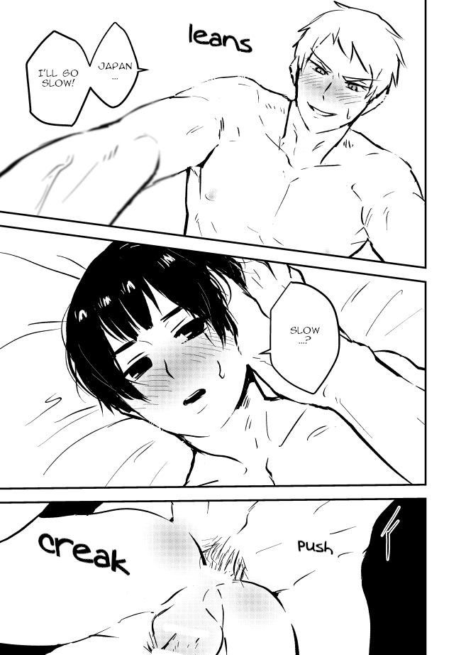 Prussia x Japan/PruPan page 33 featuring prussia axis powers hetalia parody - males only yaoi hentai manga - read online free