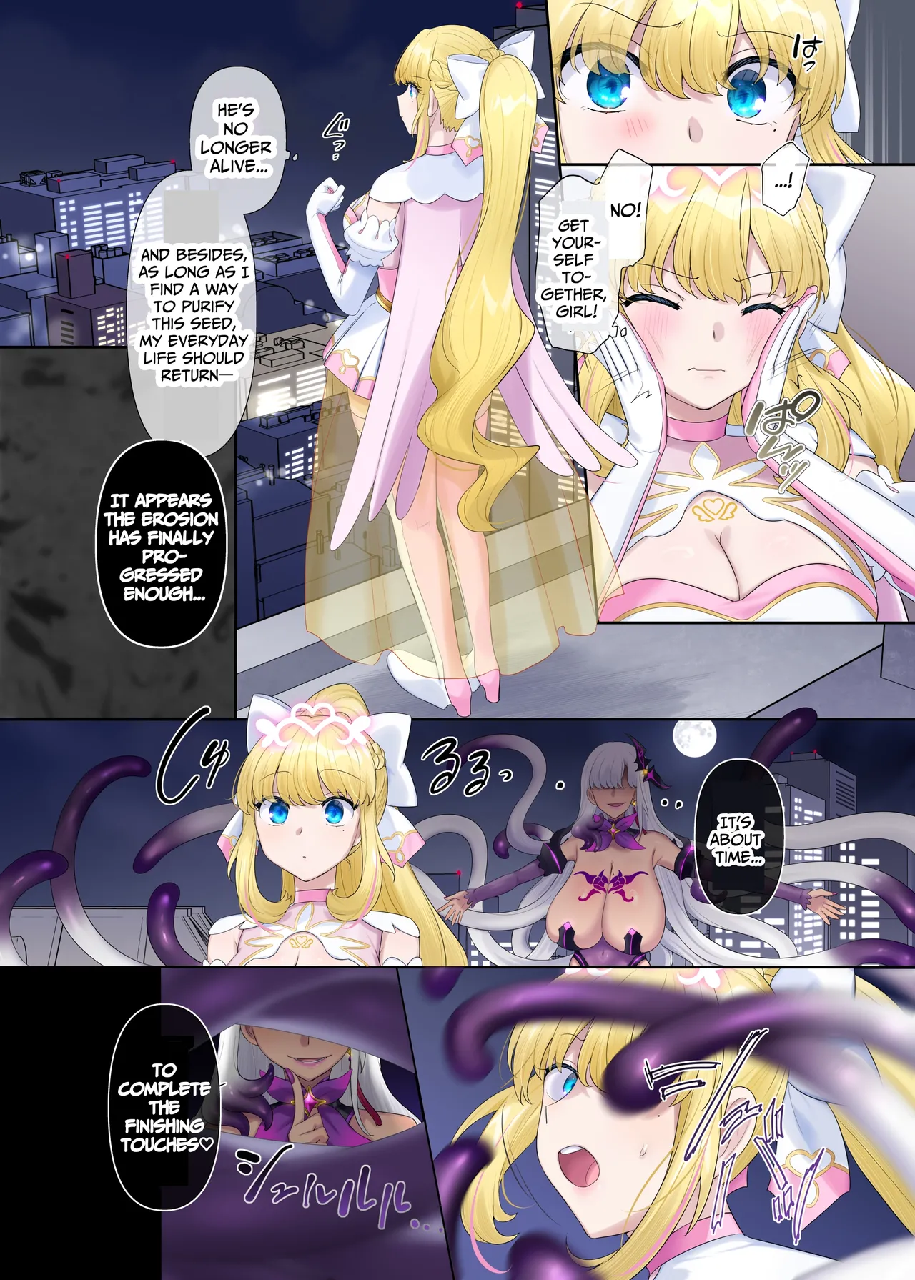 [Hyoui Lover (Hyoui Suki no Hito, Hiiragi Popura)] Kikou Seiki Alestia ~Nottorareta Aijou to Inda ni Somaru Kokoro~ | Shining Holy Princess Alestia ~Hijacking Pure Love Until Her Heart & Soul Are Tainted With Lust~  [English] [BMTL] [Digital] page 40 original parody - futanari milf hentai manga - read online free