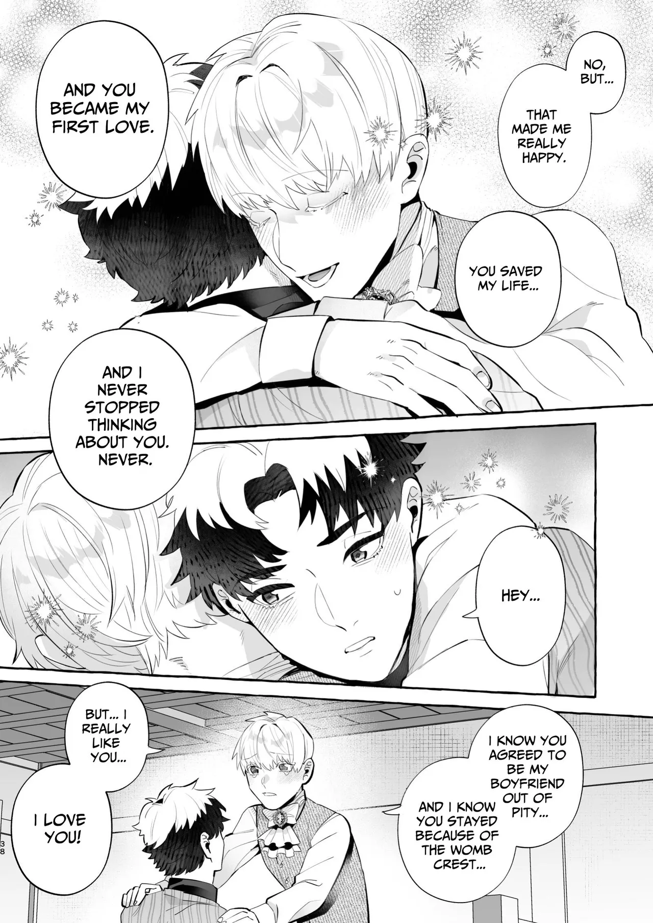 There's No Way I'd Fall For A Womb Crest! page 38 original parody - anal males only hentai manga - read online free